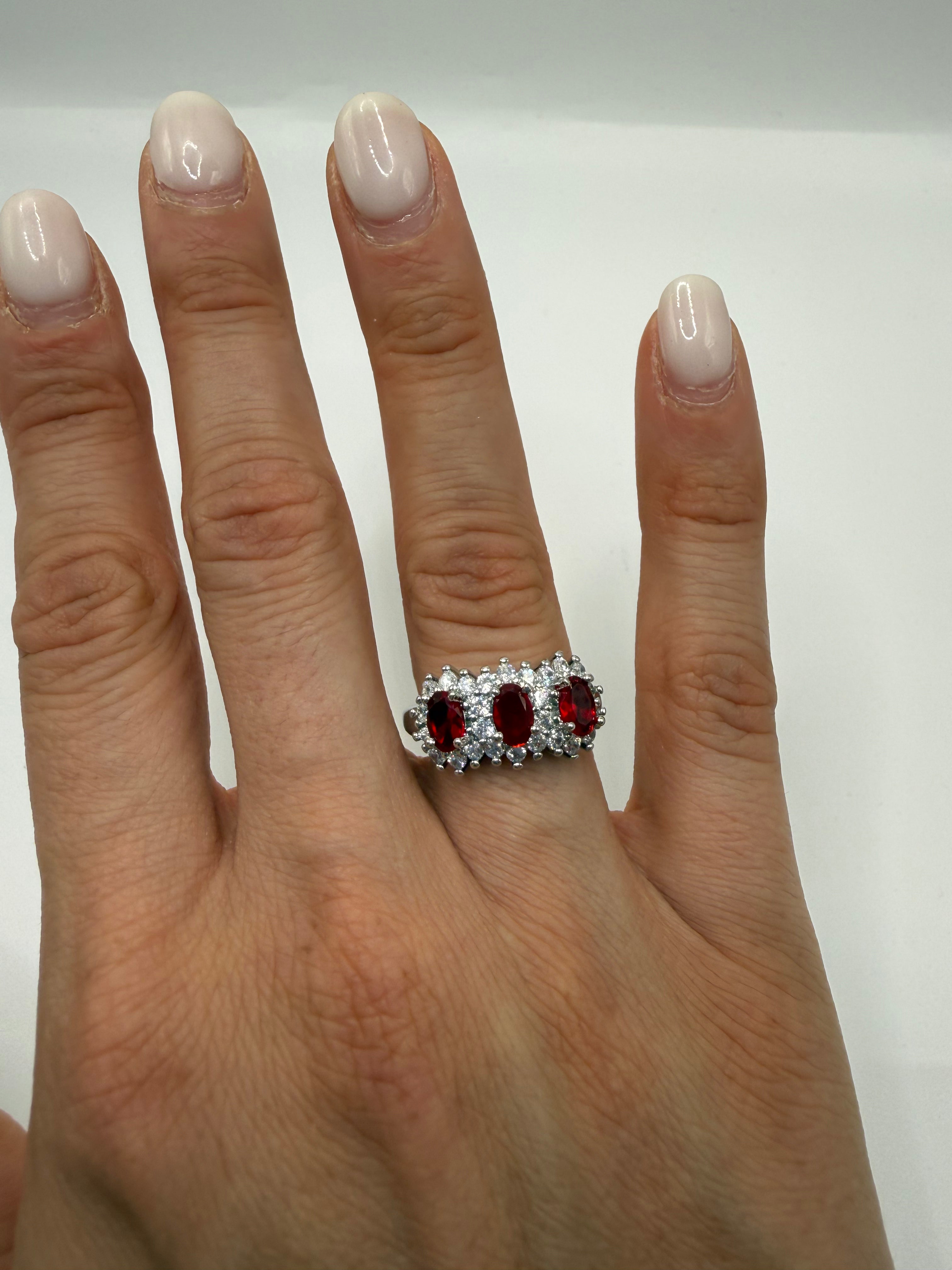Anello DOPPIO BRIL - ROSSO