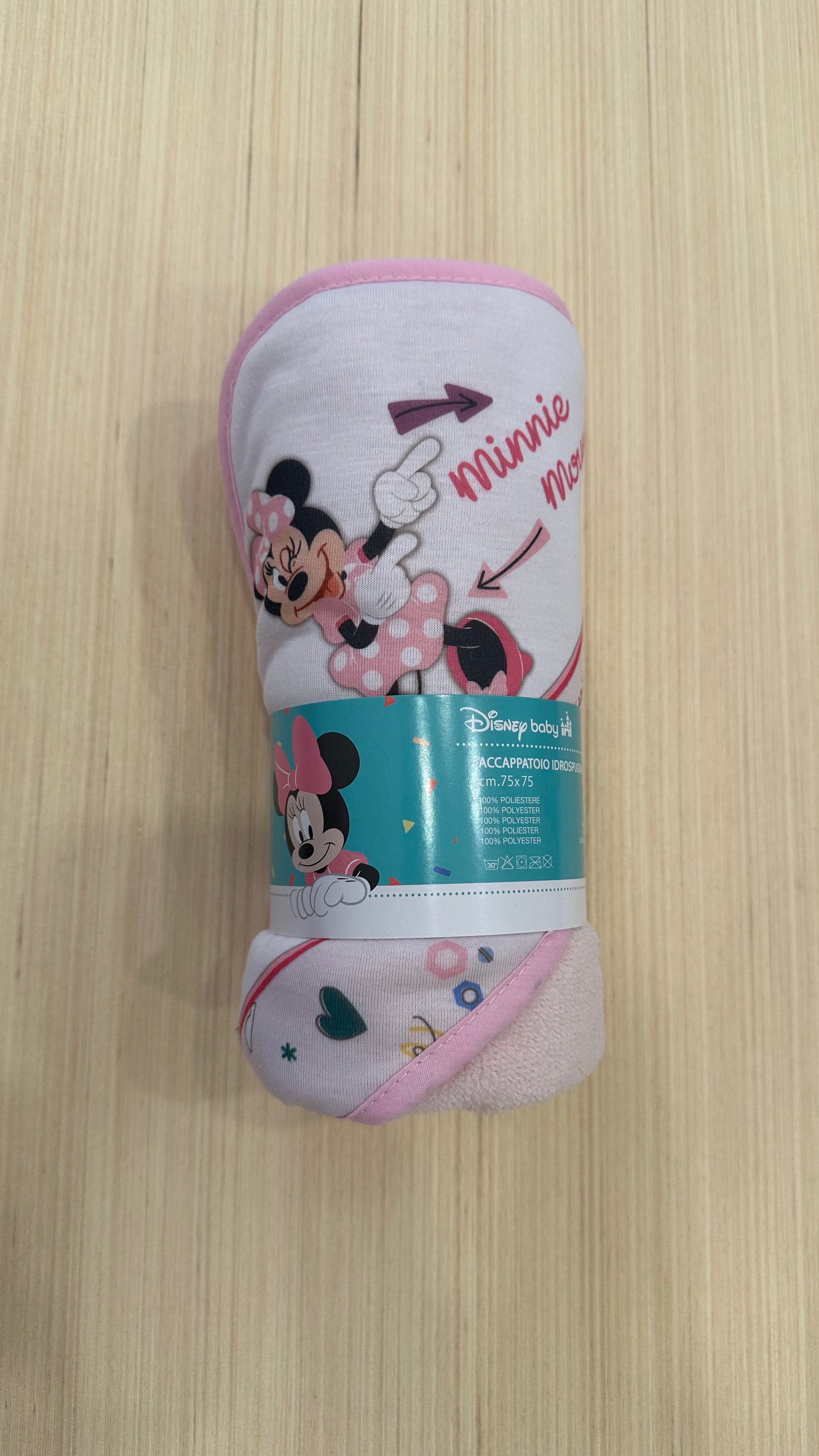 Accappatoio TRIANGOLO DISNEY 75X75 - ROSA