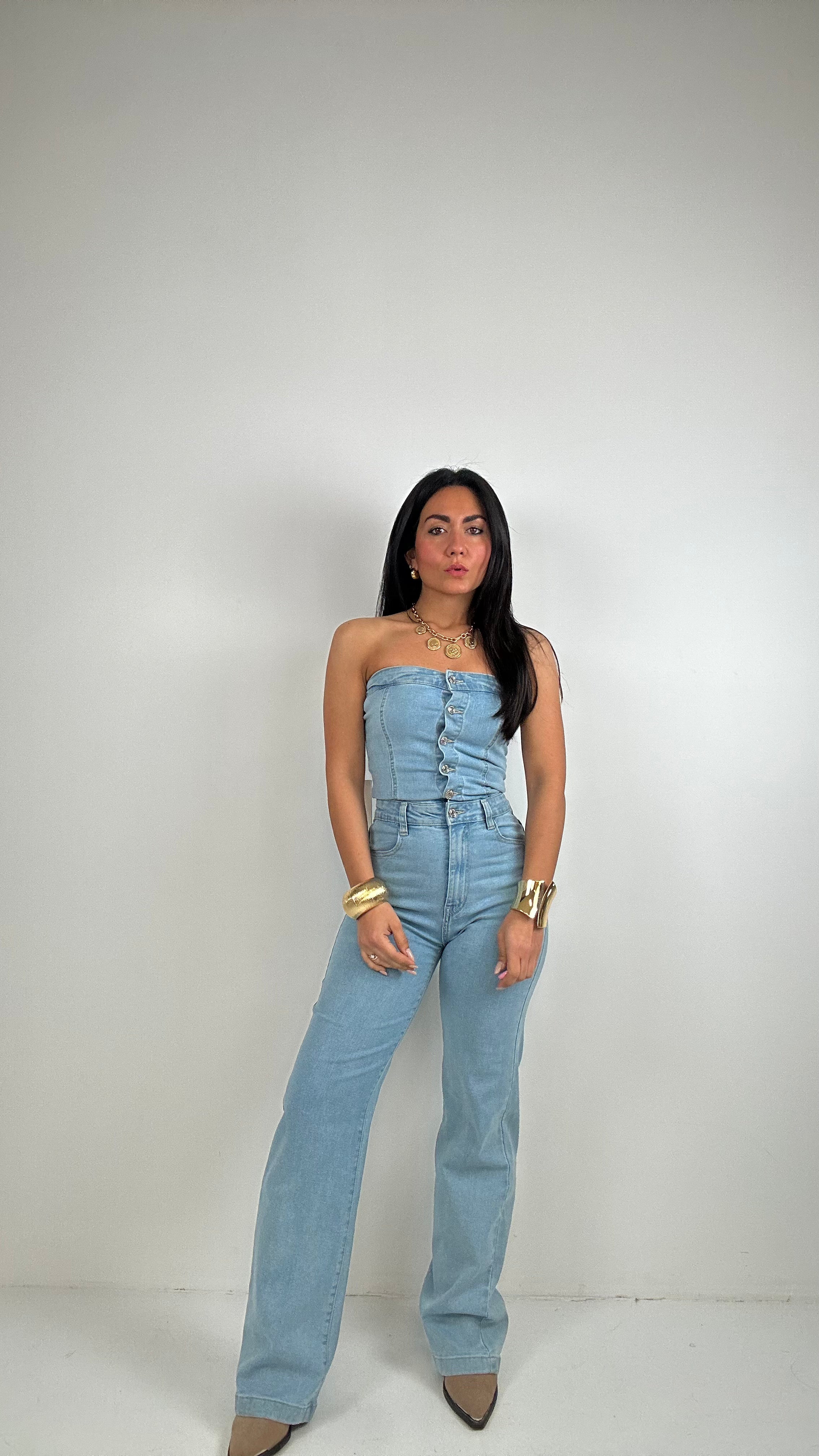 Tutone FASCIA IN JEANS - JEANS CHIARO