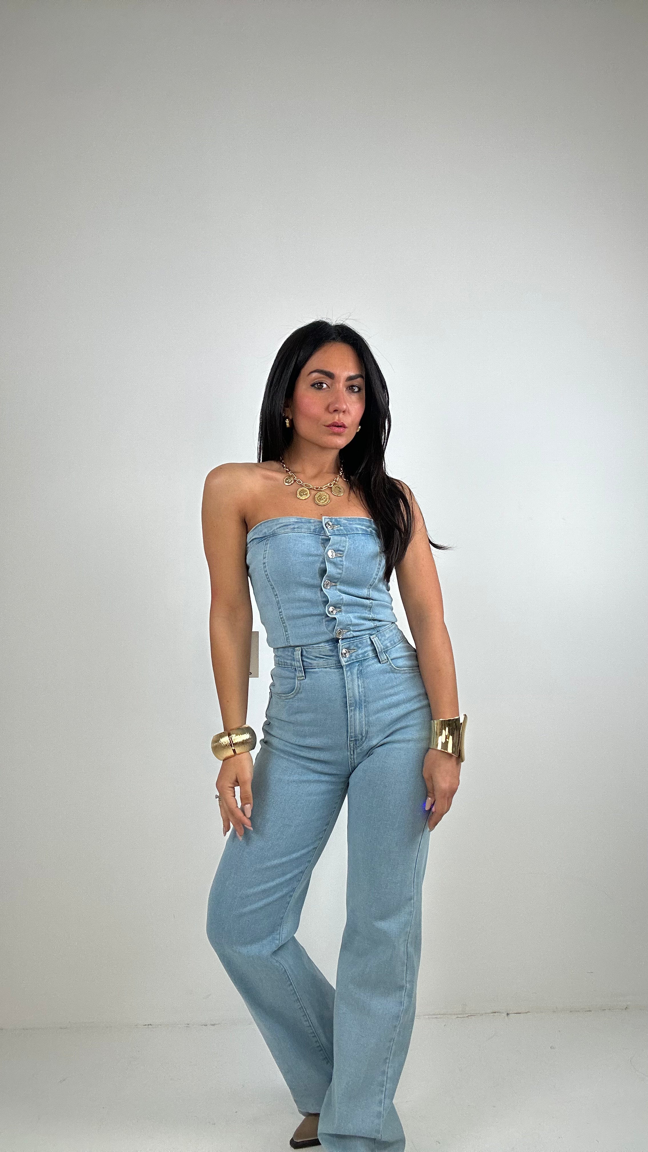 Tutone FASCIA IN JEANS - JEANS CHIARO