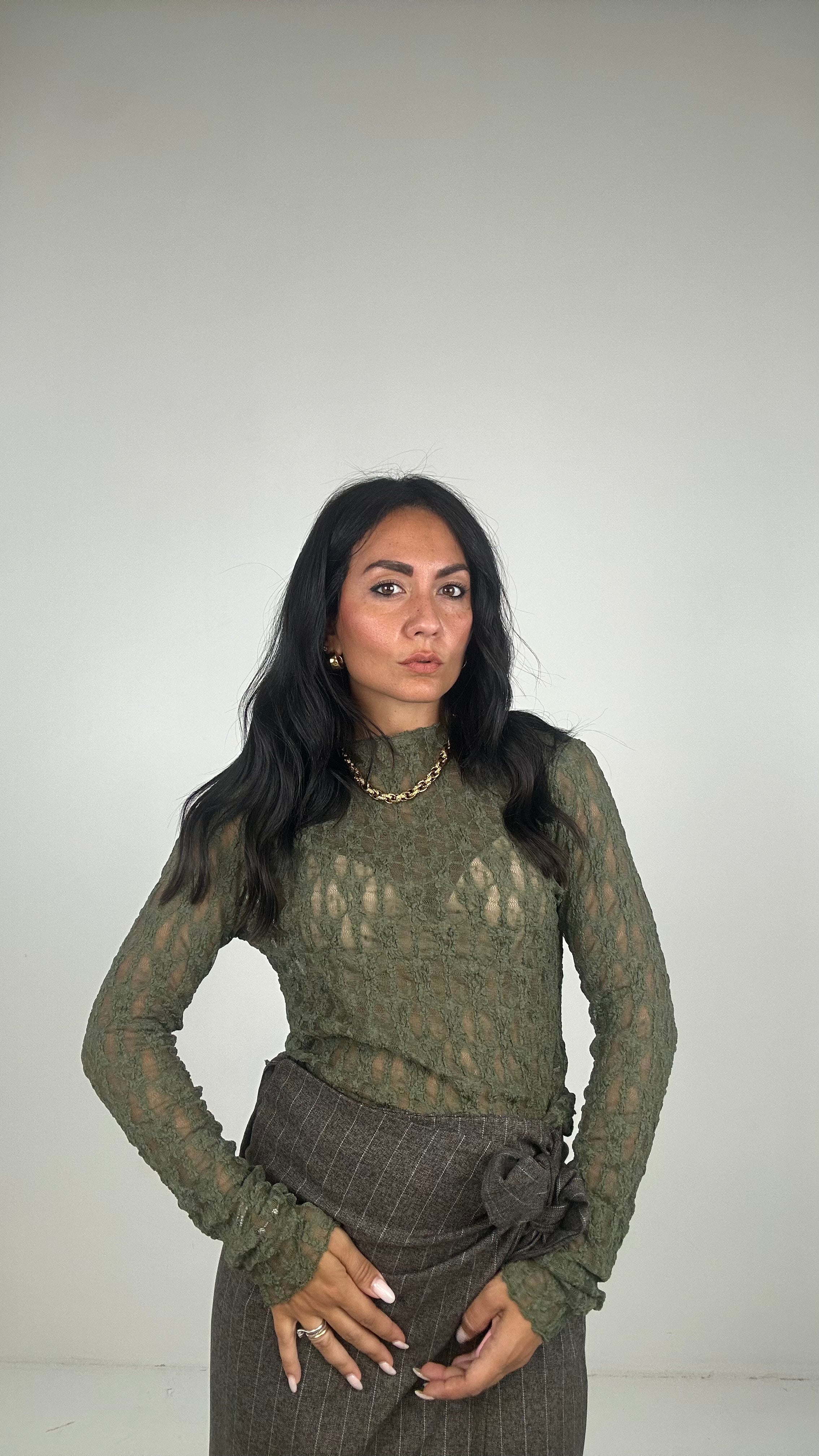 Maglia PIZZETTINO - VERDE MILITARE