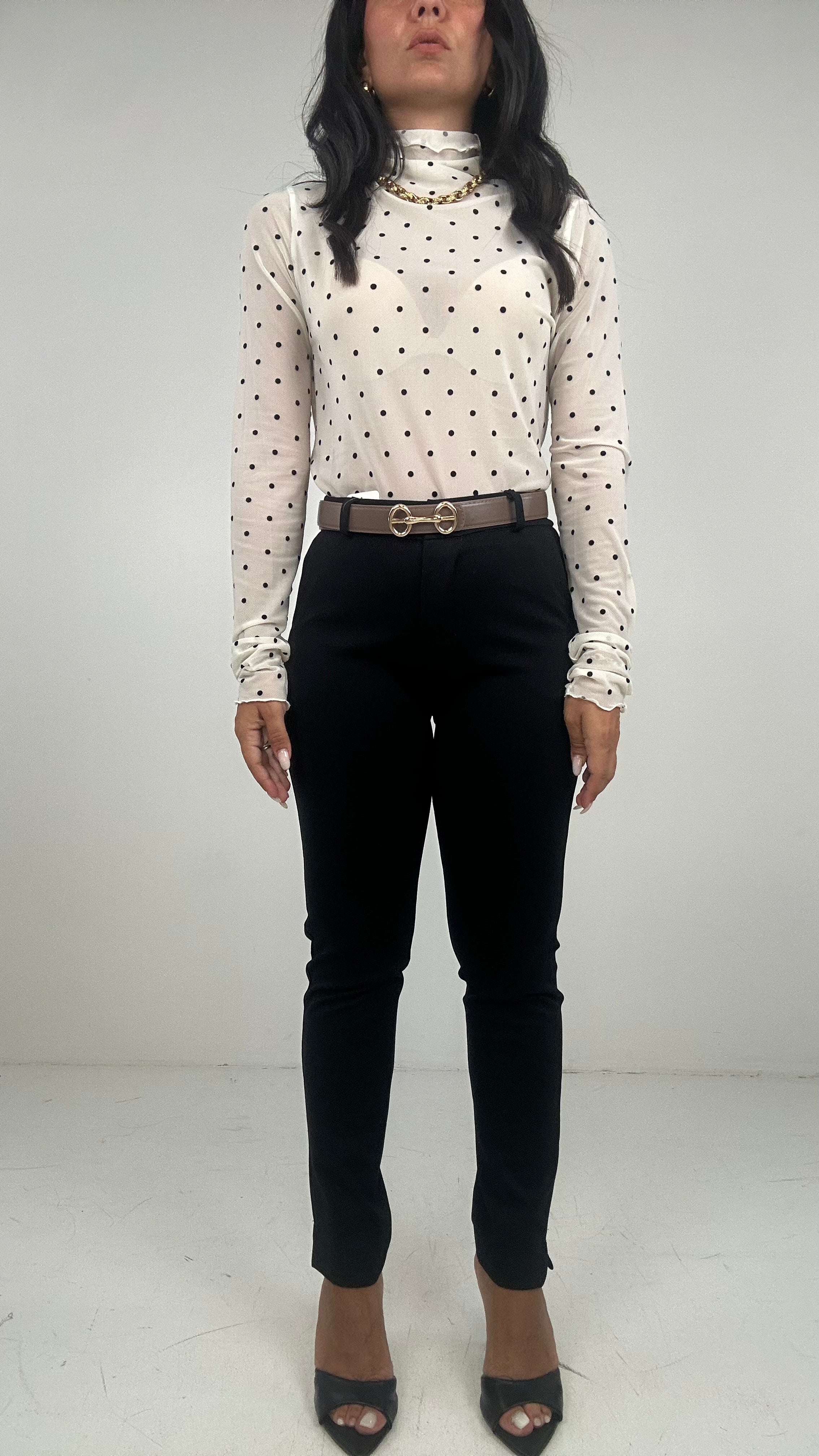 Pantalone PUNTOMILANO DRITTO - NERO