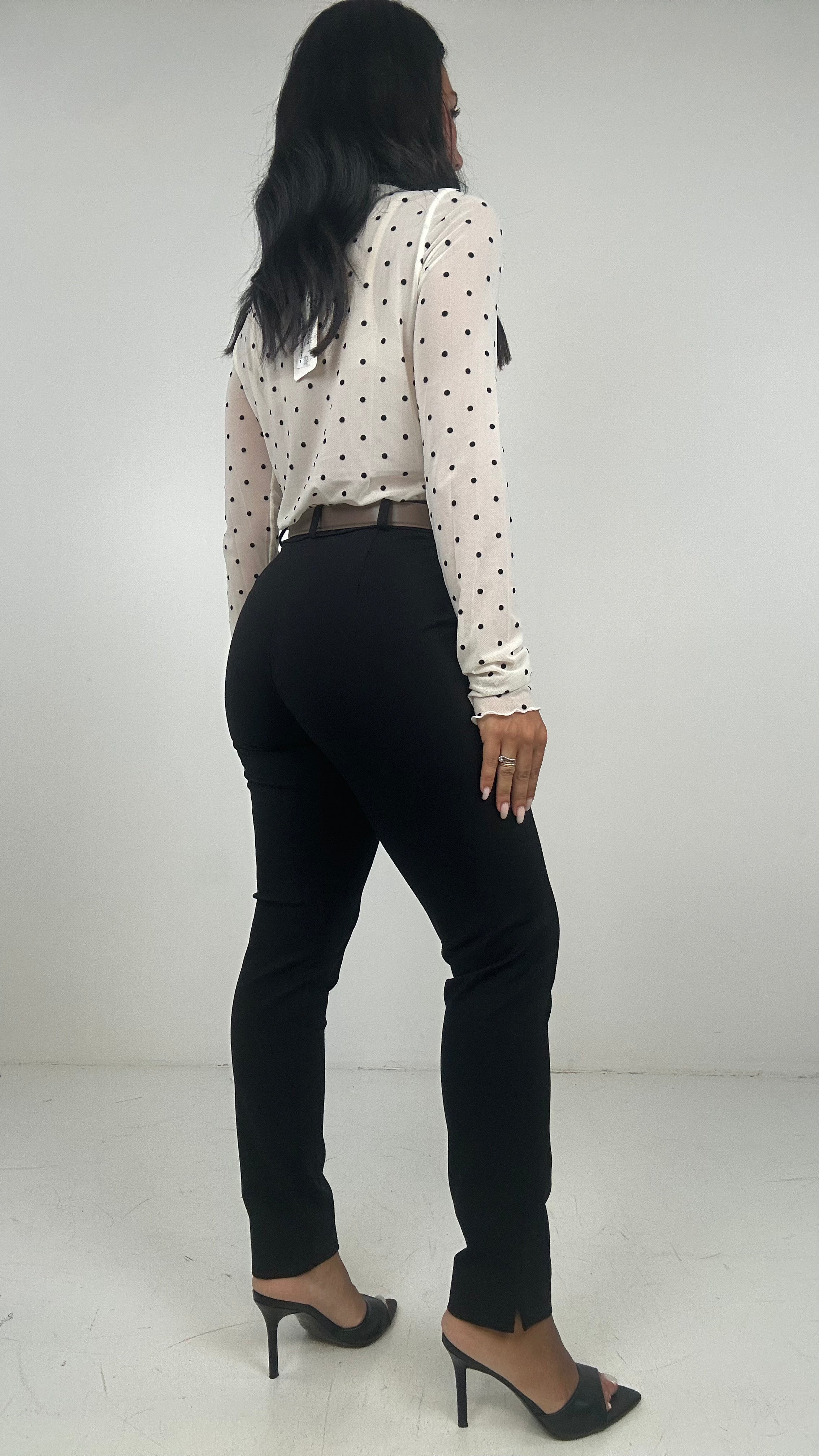 Pantalone PUNTOMILANO DRITTO - NERO