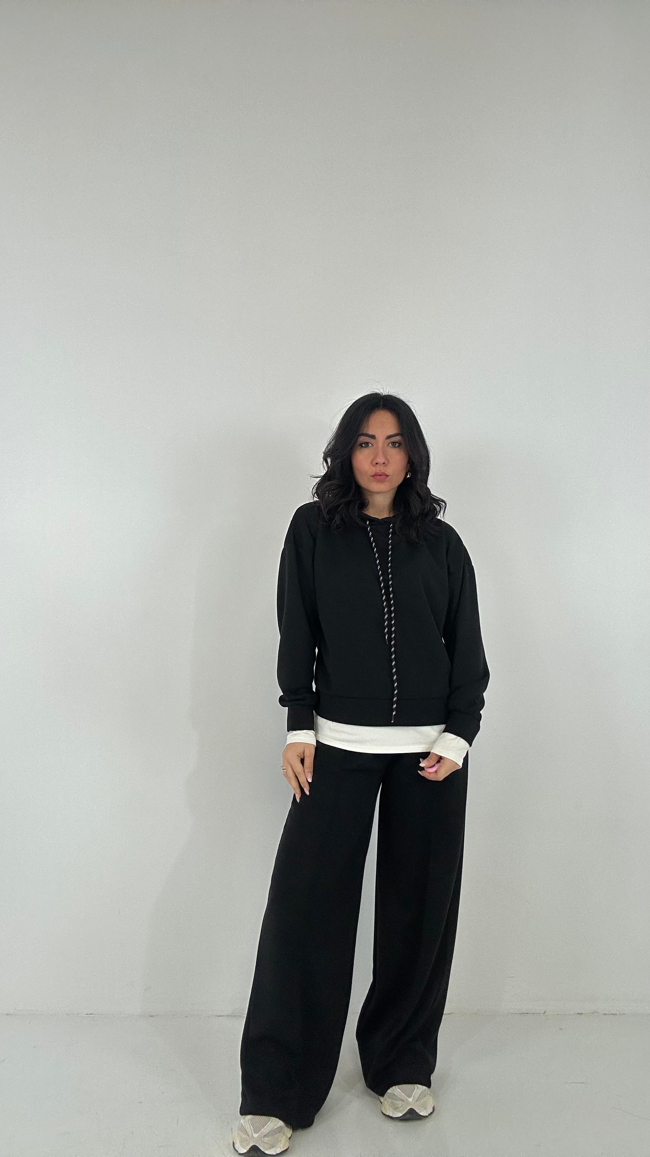 Tuta FINTA T-SHIRT - NERO