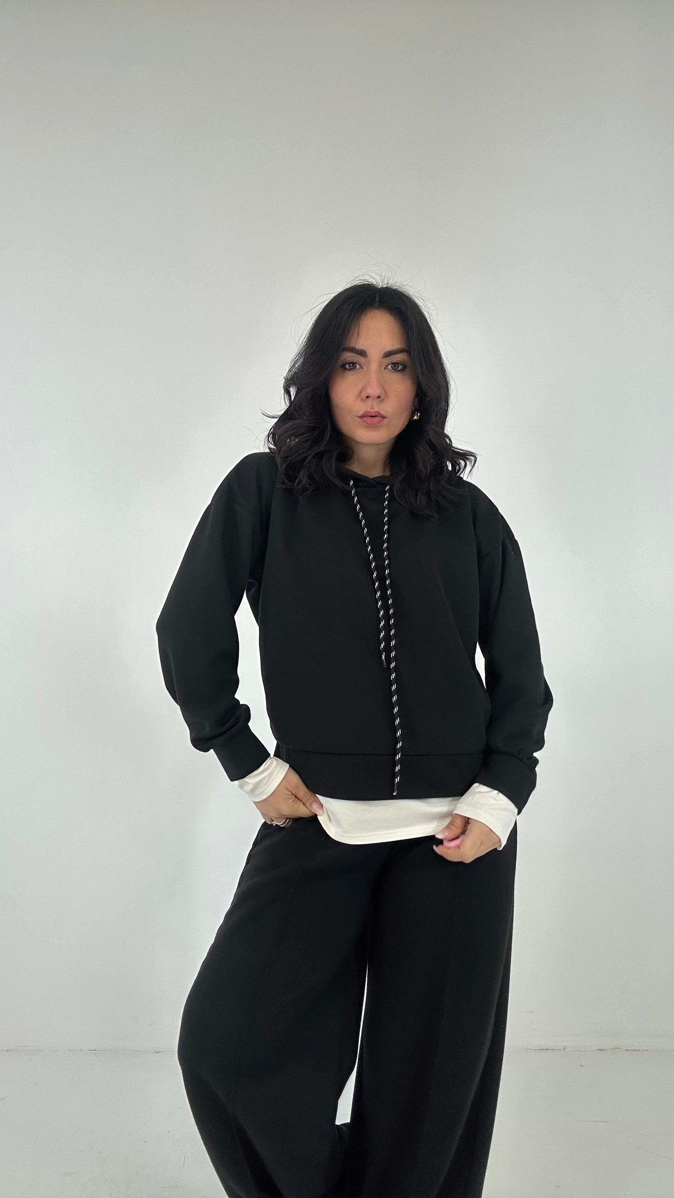 Tuta FINTA T-SHIRT - NERO