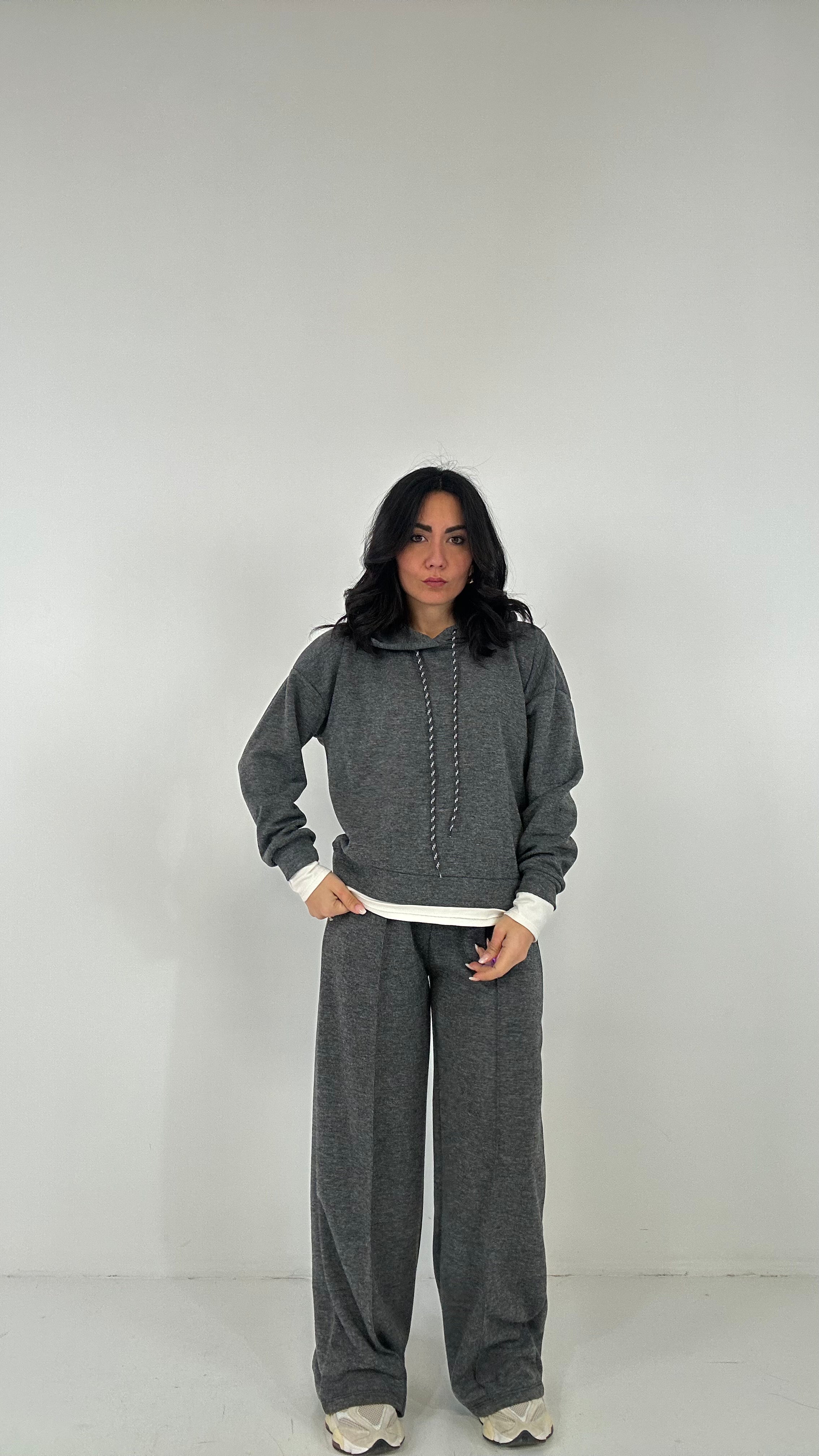 Tuta FINTA T-SHIRT - GRIGIO