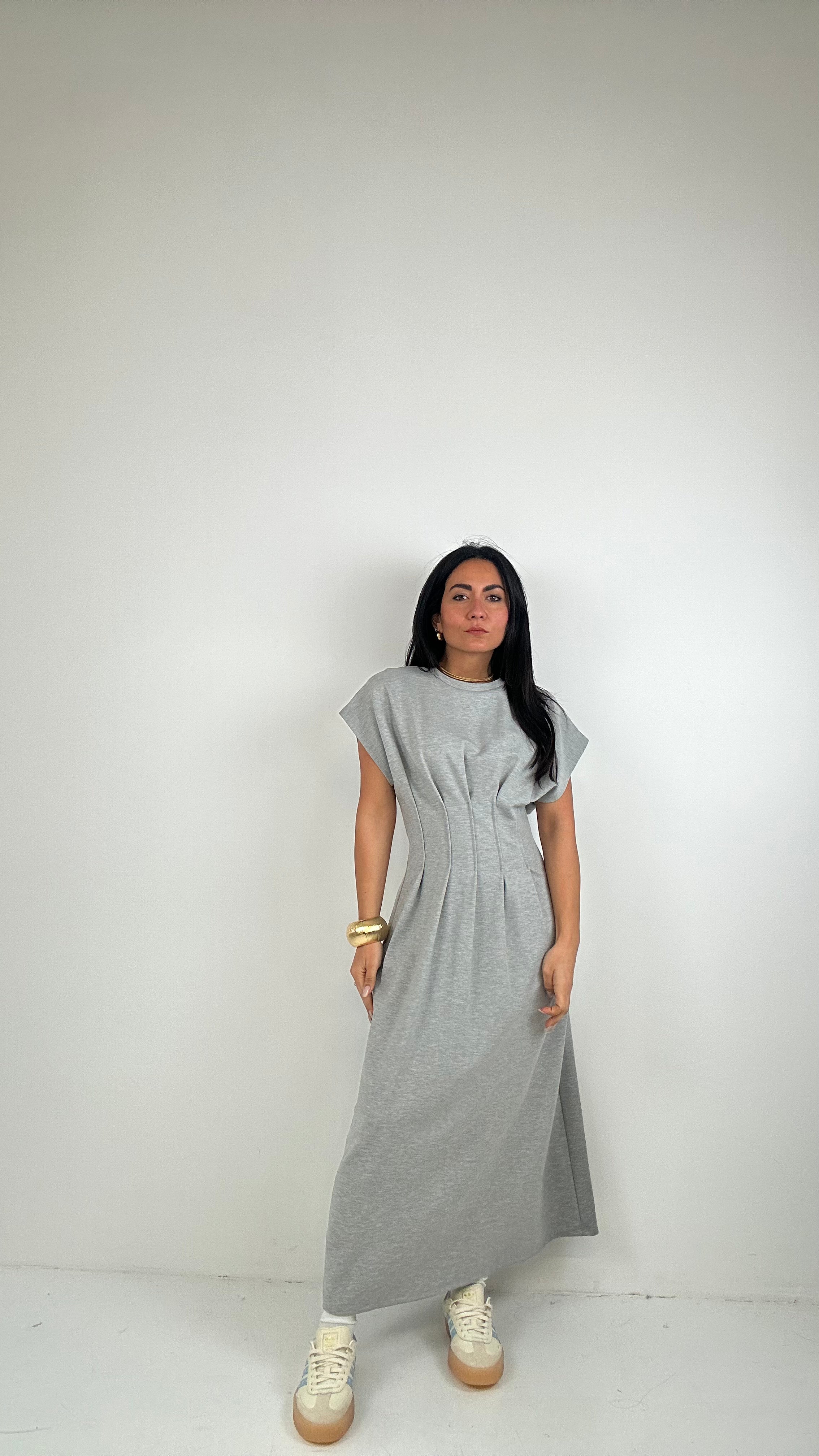 Vestito SFIANCATURA - GRIGIO