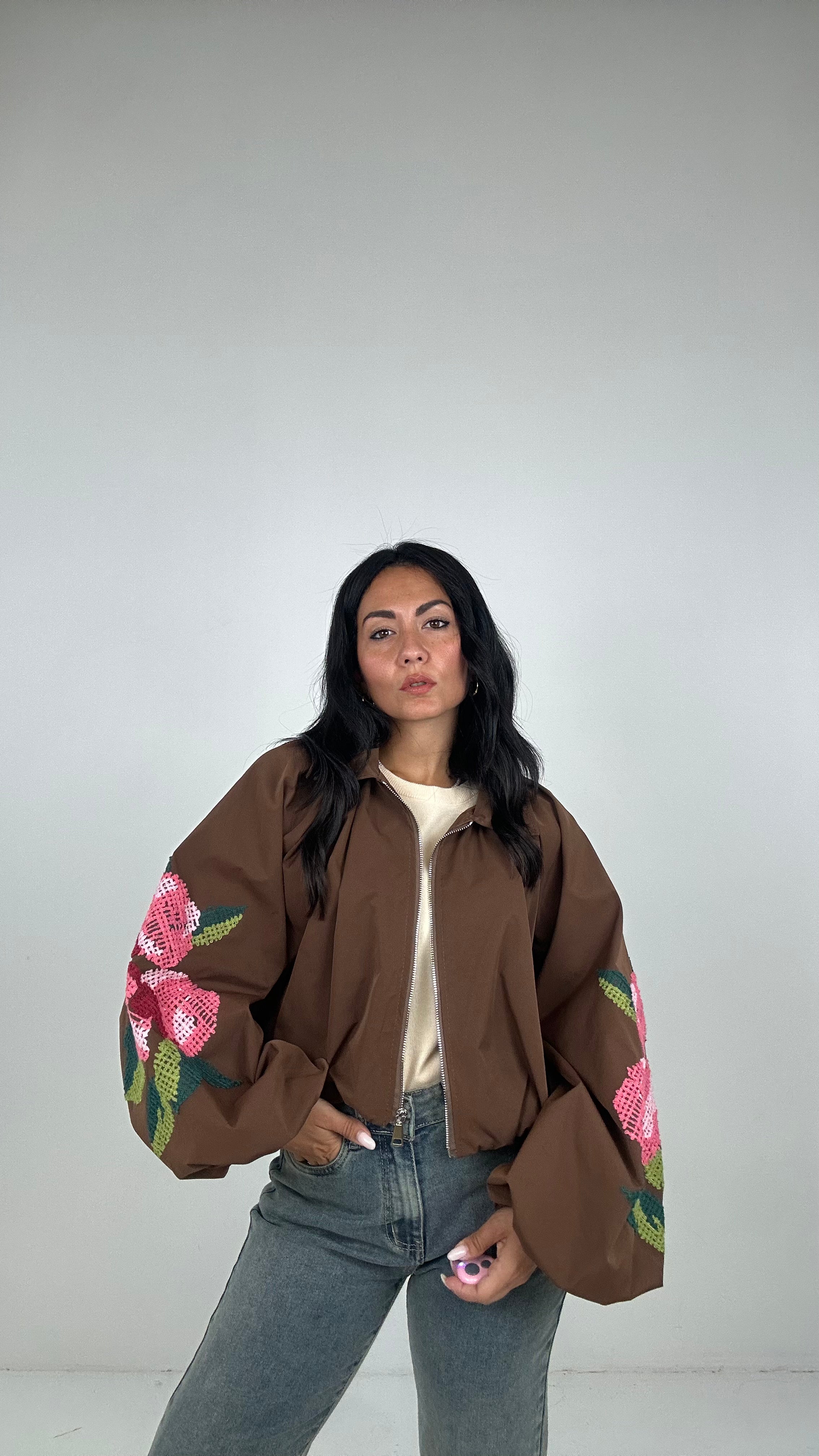 Bomber ROSY ROSY - MARRONE