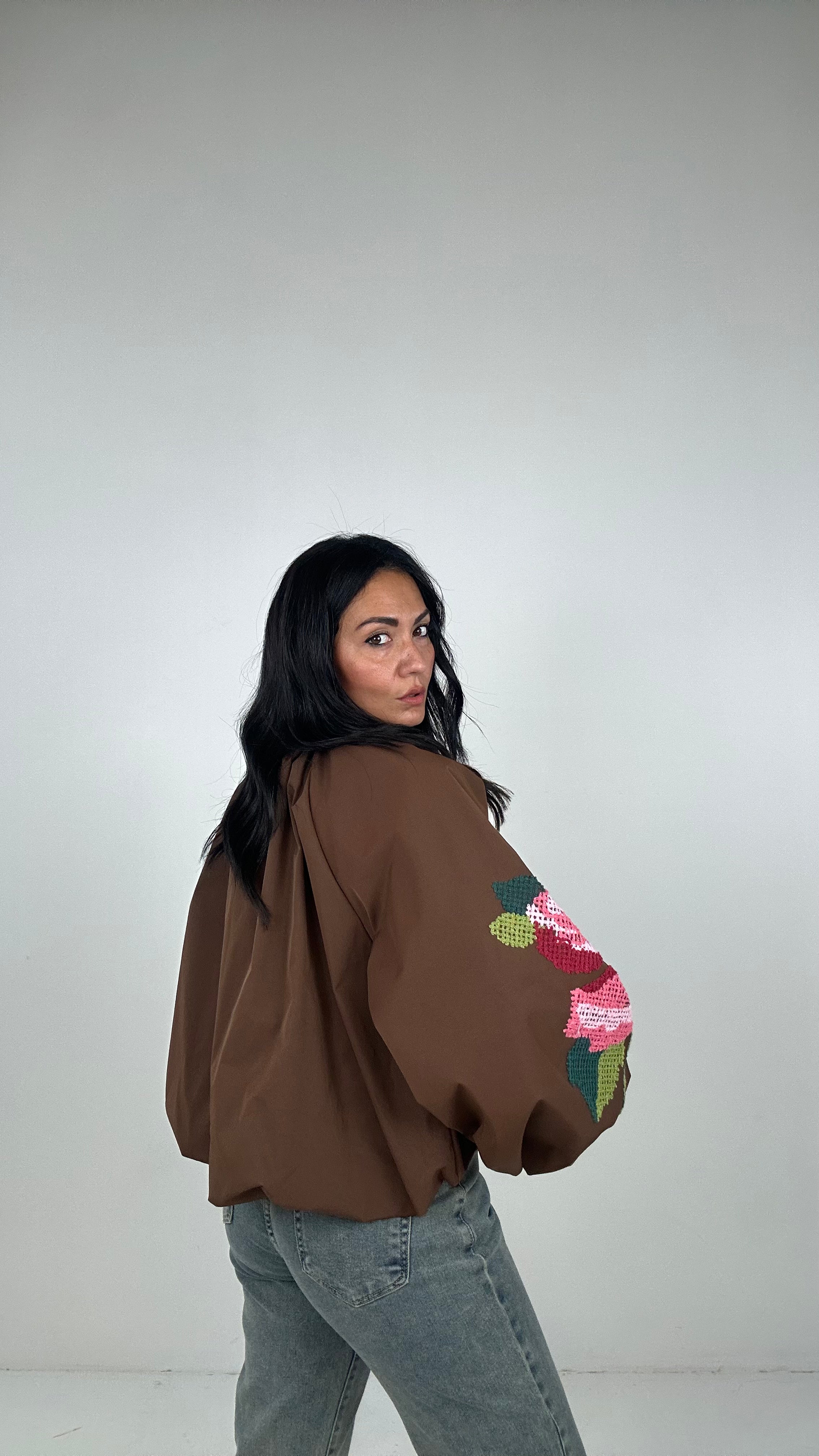 Bomber ROSY ROSY - MARRONE