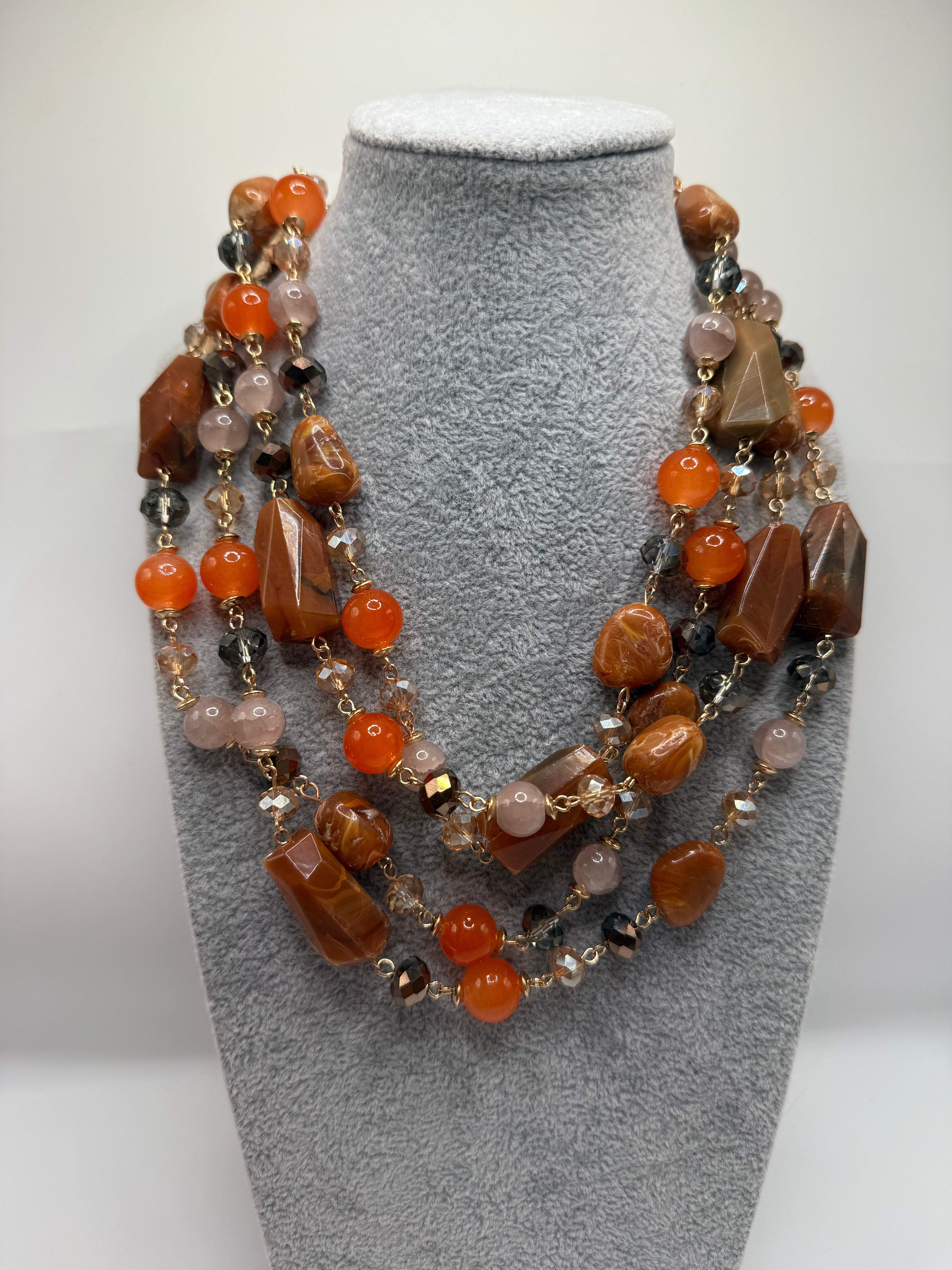 Collana BISU - ARANCIO