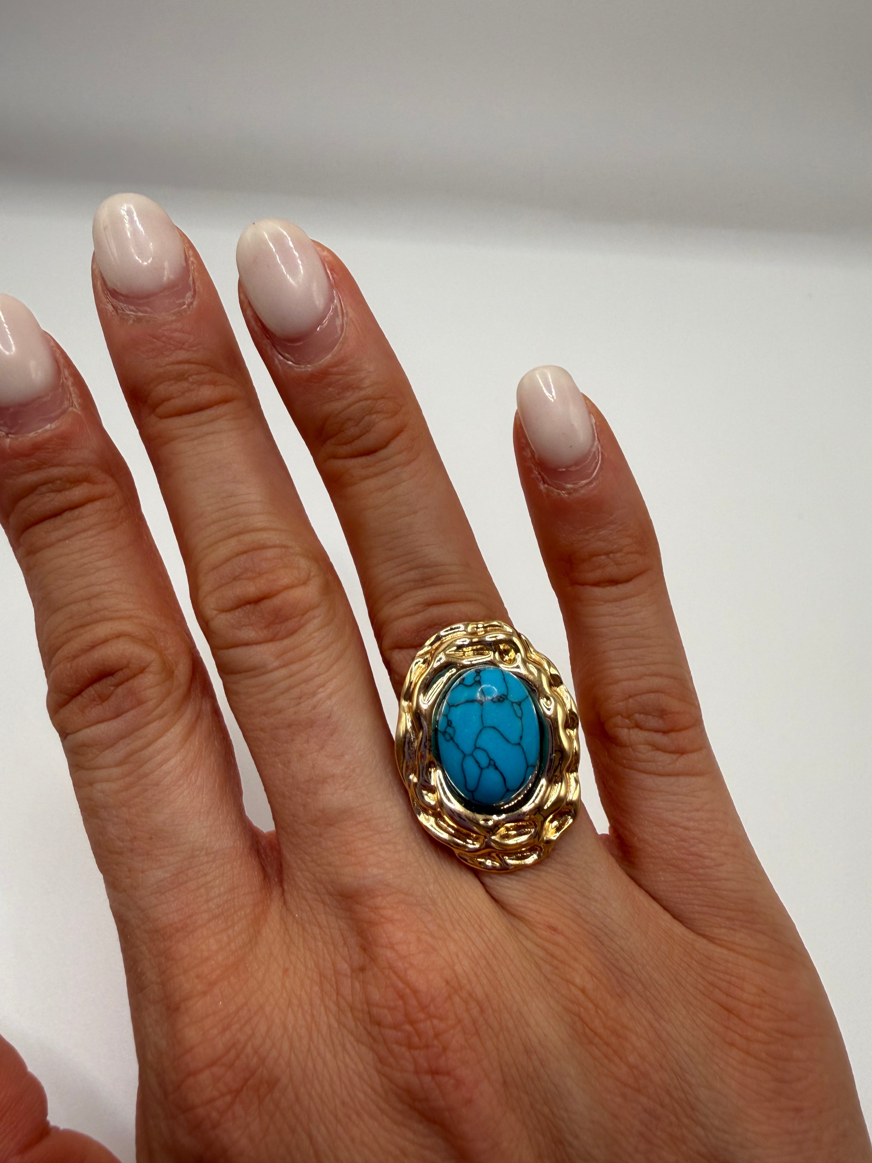 Anello ATHENA - TURCHESE