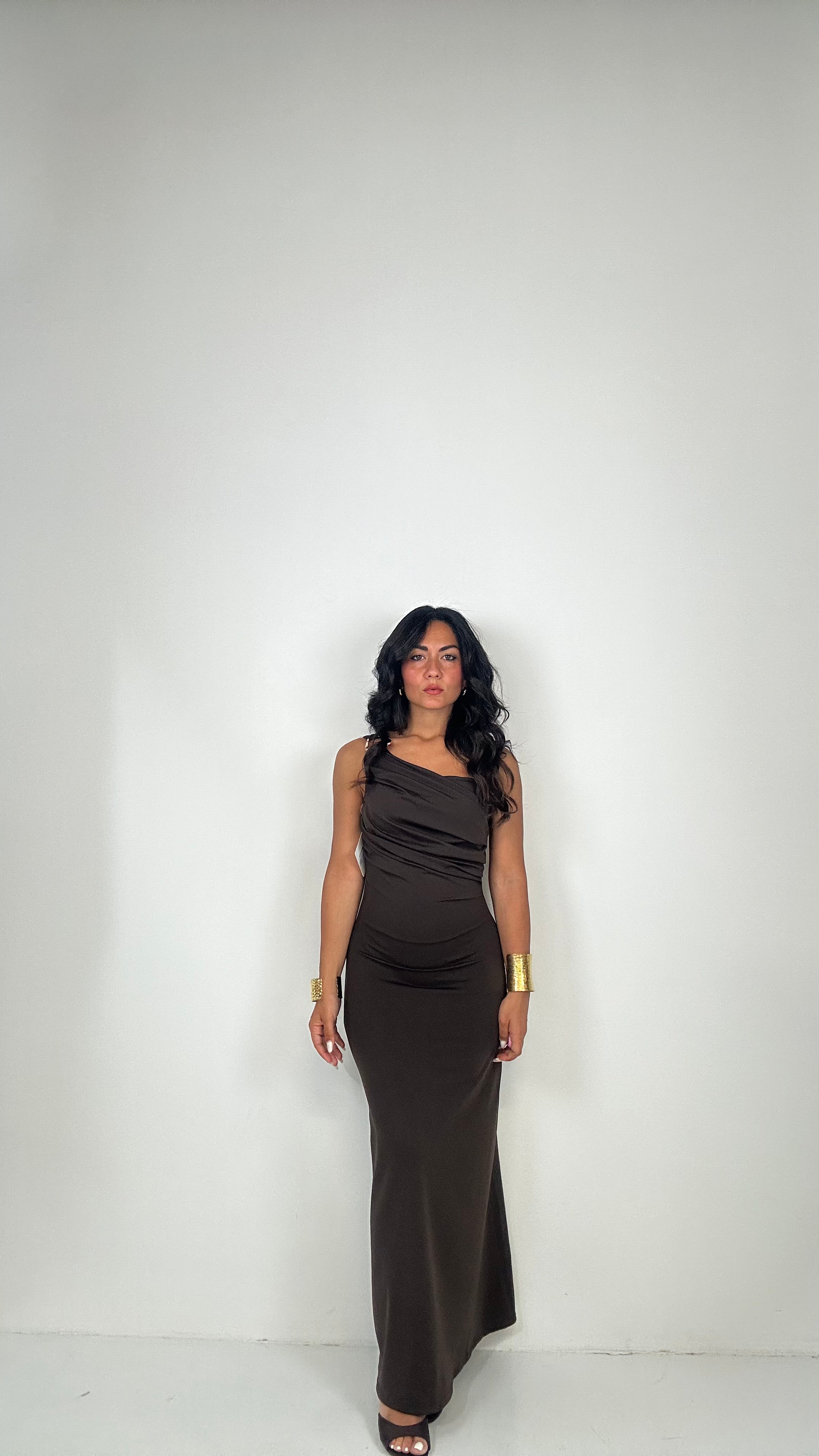Vestito SPILLA - MARRONE