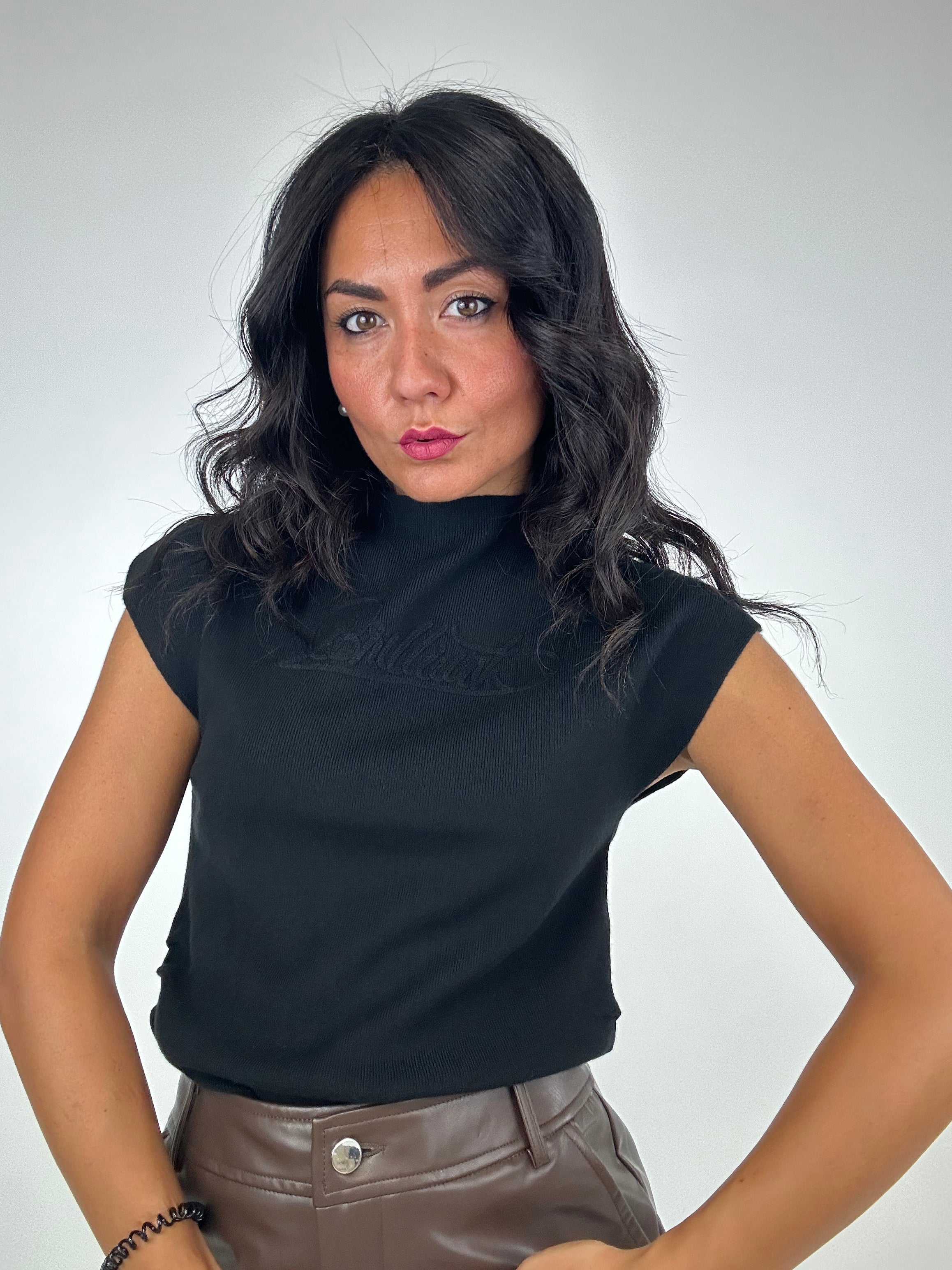 Maglia IN FILO SBA - NERO