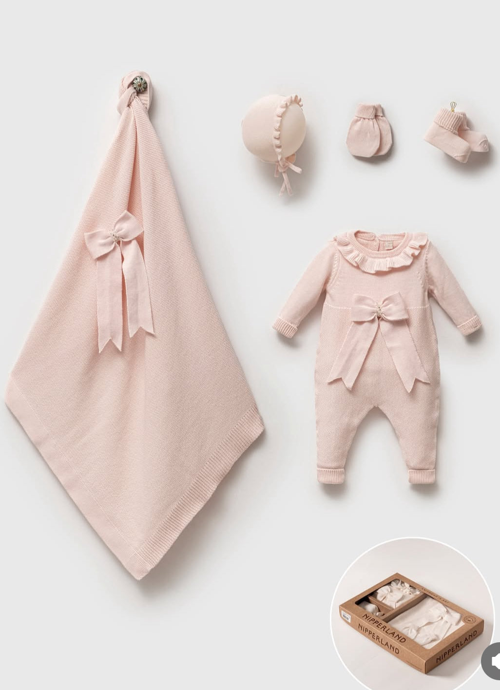 Set NASCITA IN CALDO COTONE - ROSA CIPRIA