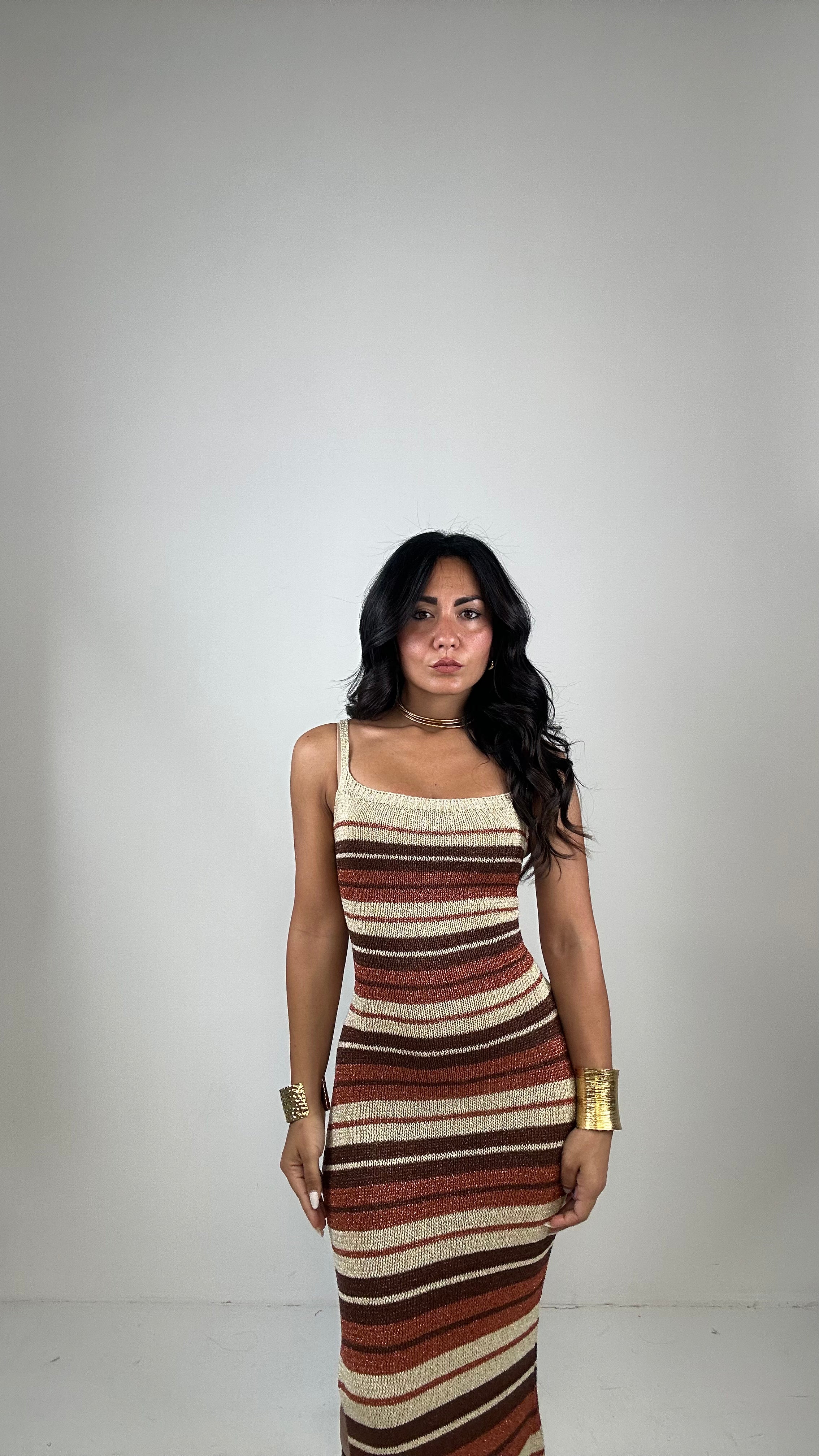 Vestito MIKKI - MARRONE