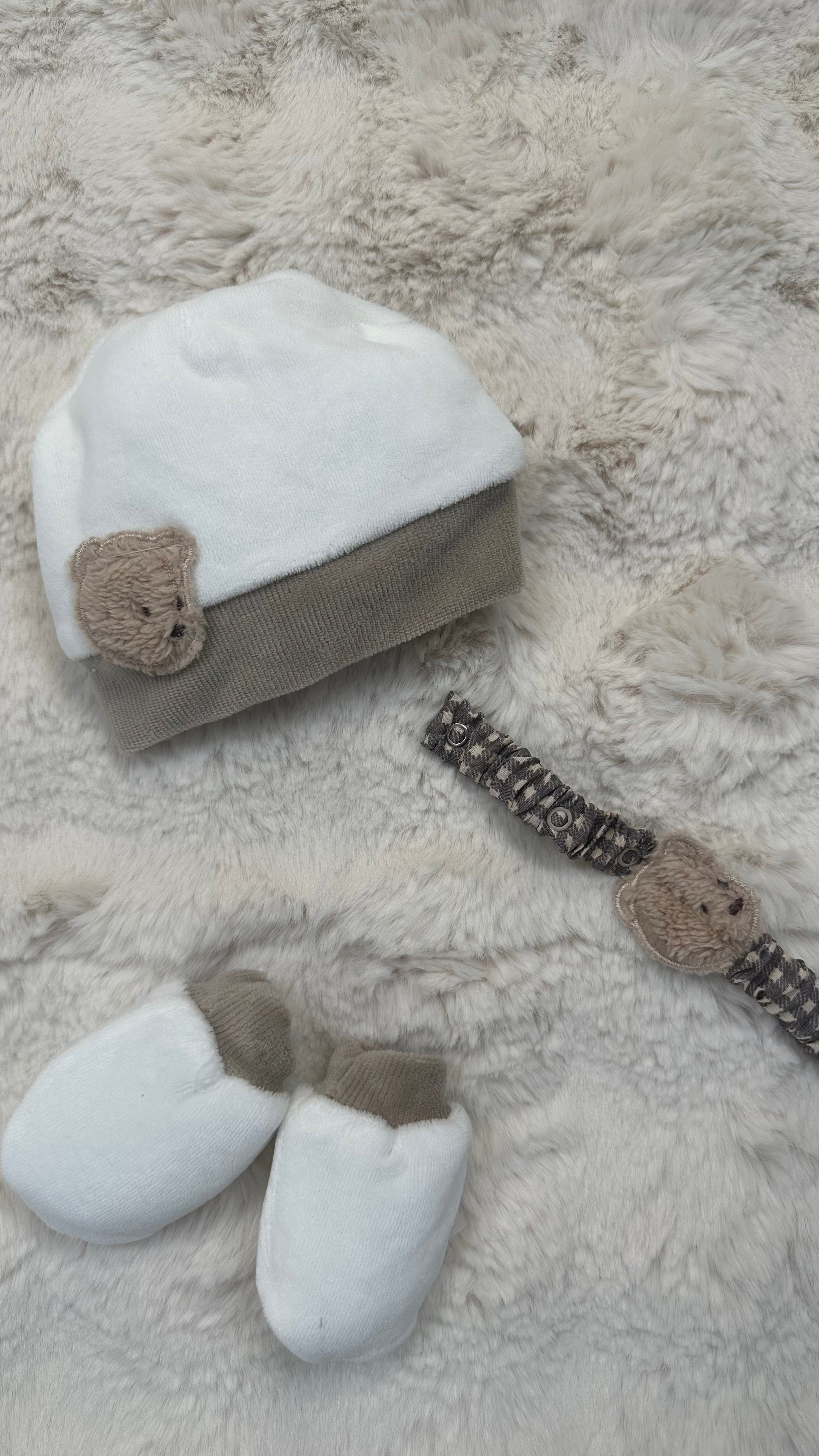 Cappello+MUFFOLETTE+PORTACIUCCIO - BEIGE