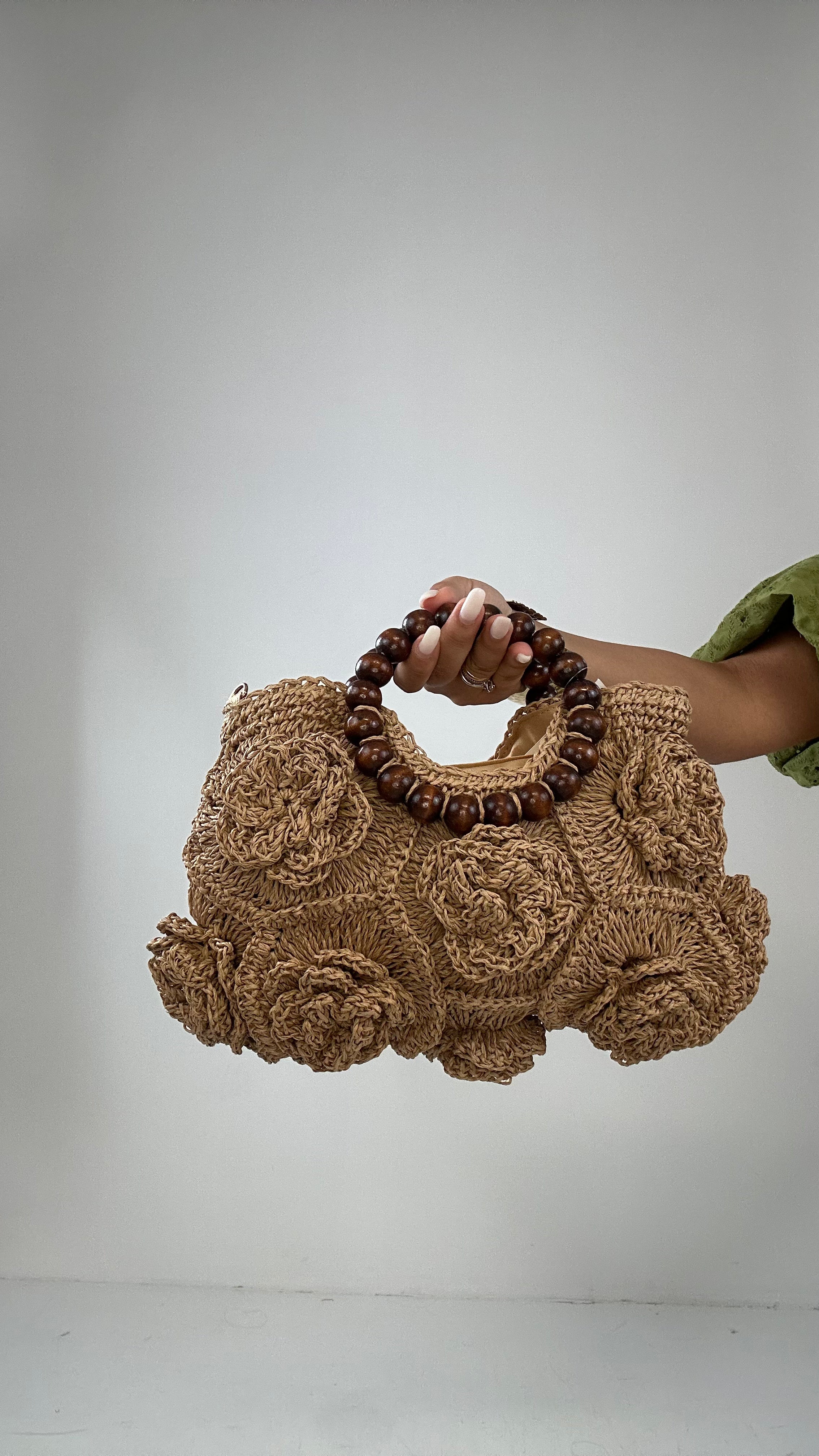 Borsa ROSE UNCINETTO - CAMMELLO