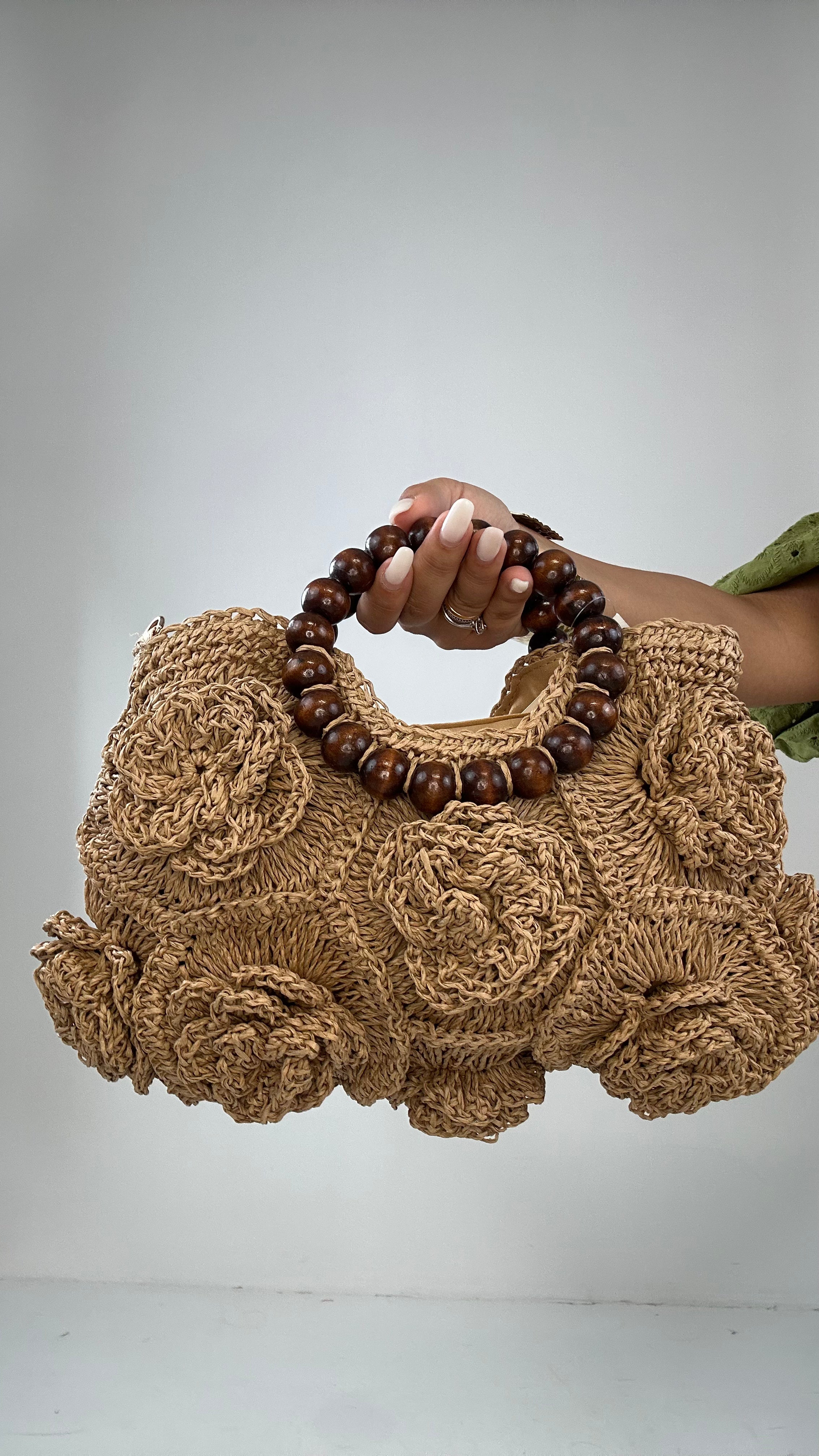 Borsa ROSE UNCINETTO - CAMMELLO