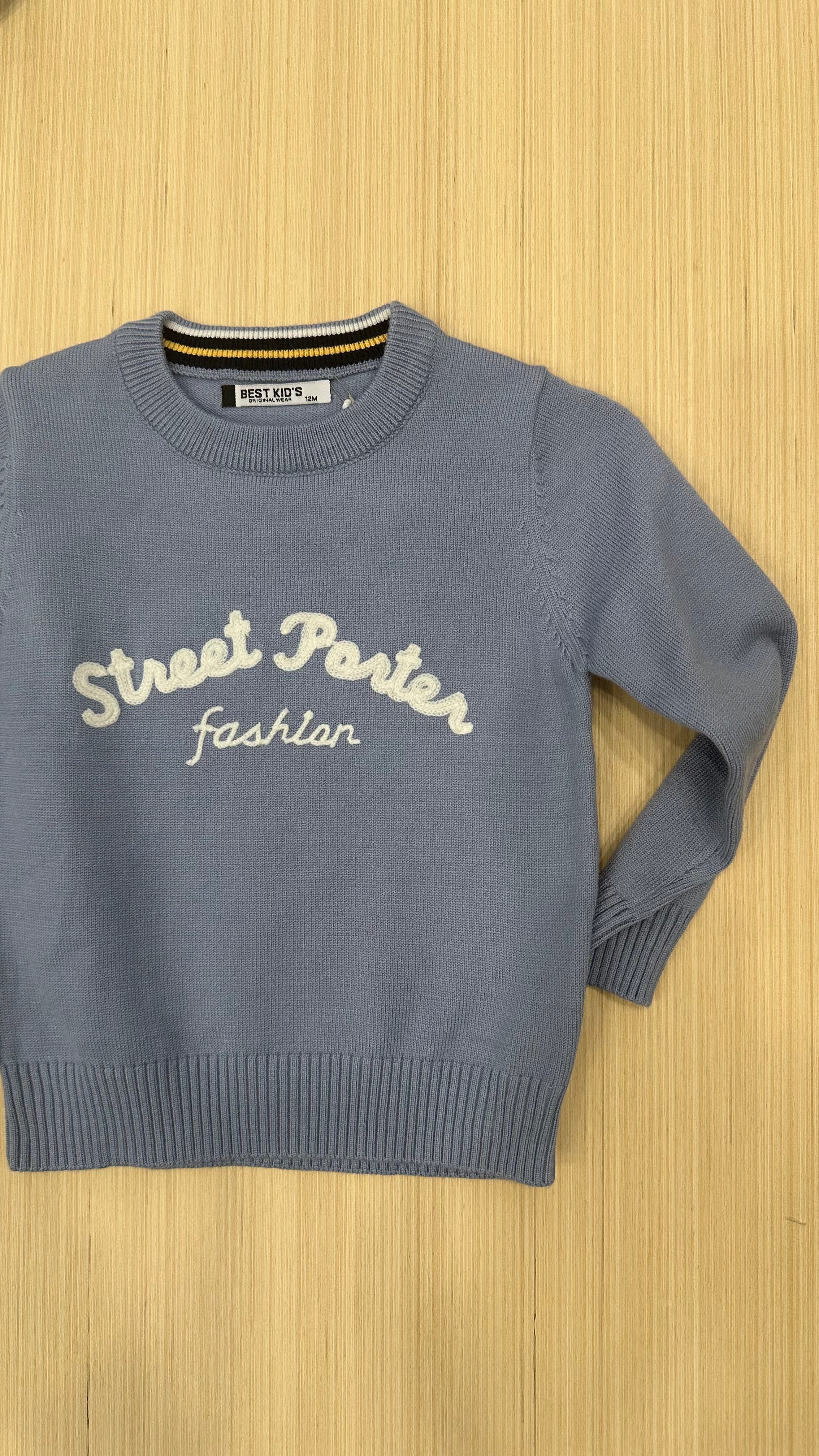 PullSTREET PORTER 12-36M - AZZURRO