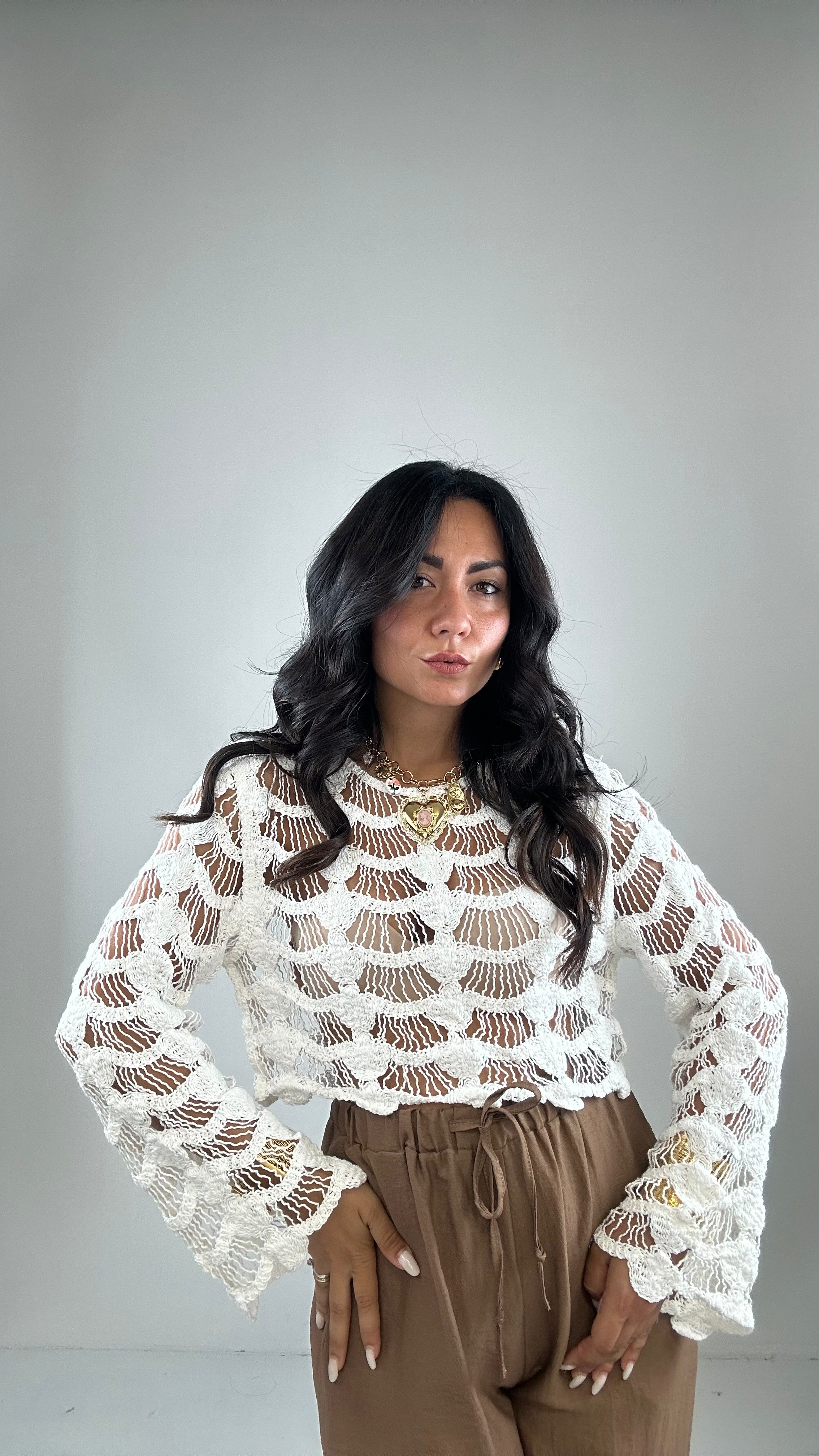 Maglia ZIGHI CONCHIGLIA - BIANCO