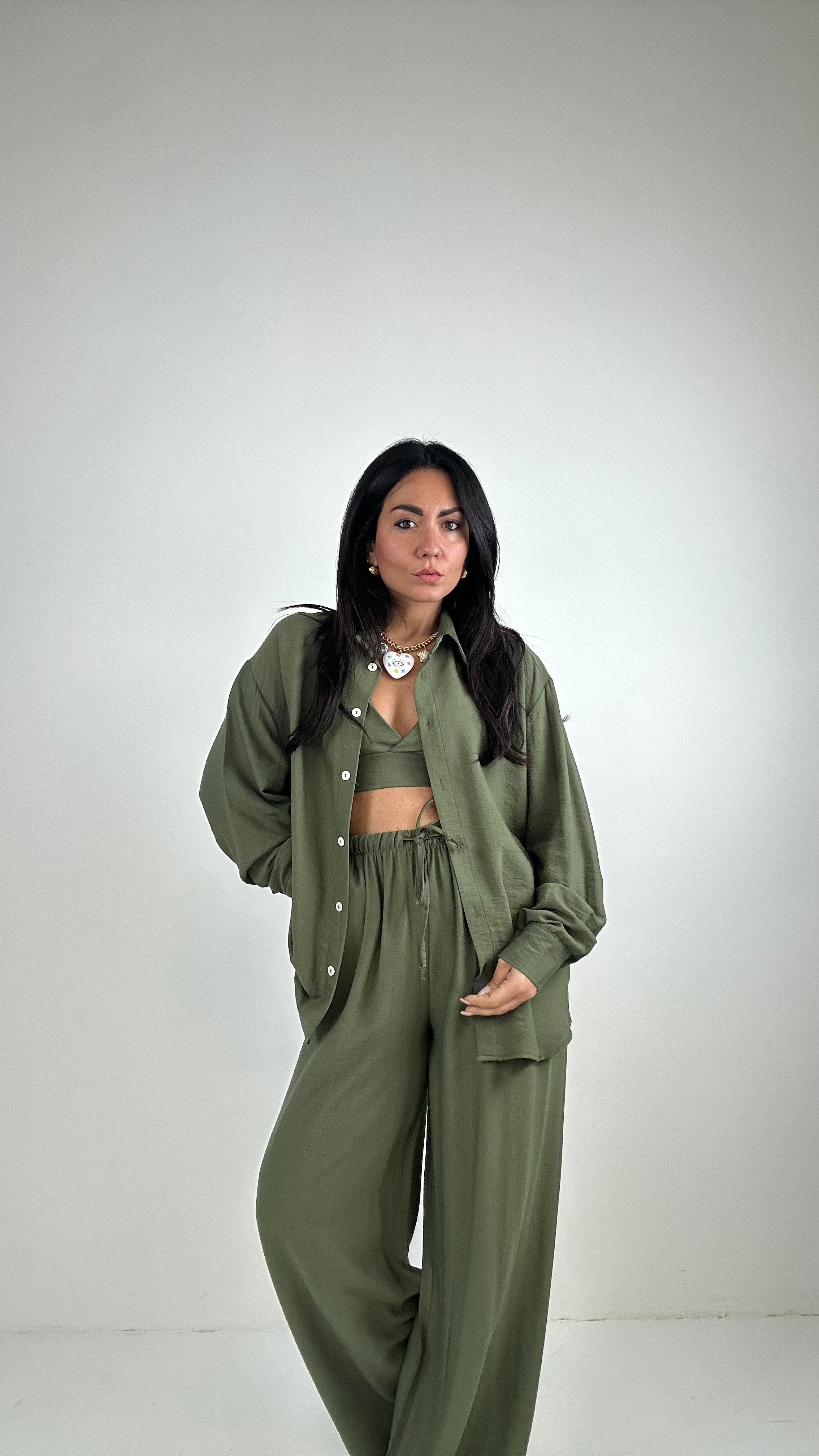 Completo 3 PEZZI SUMM - VERDE MILITARE