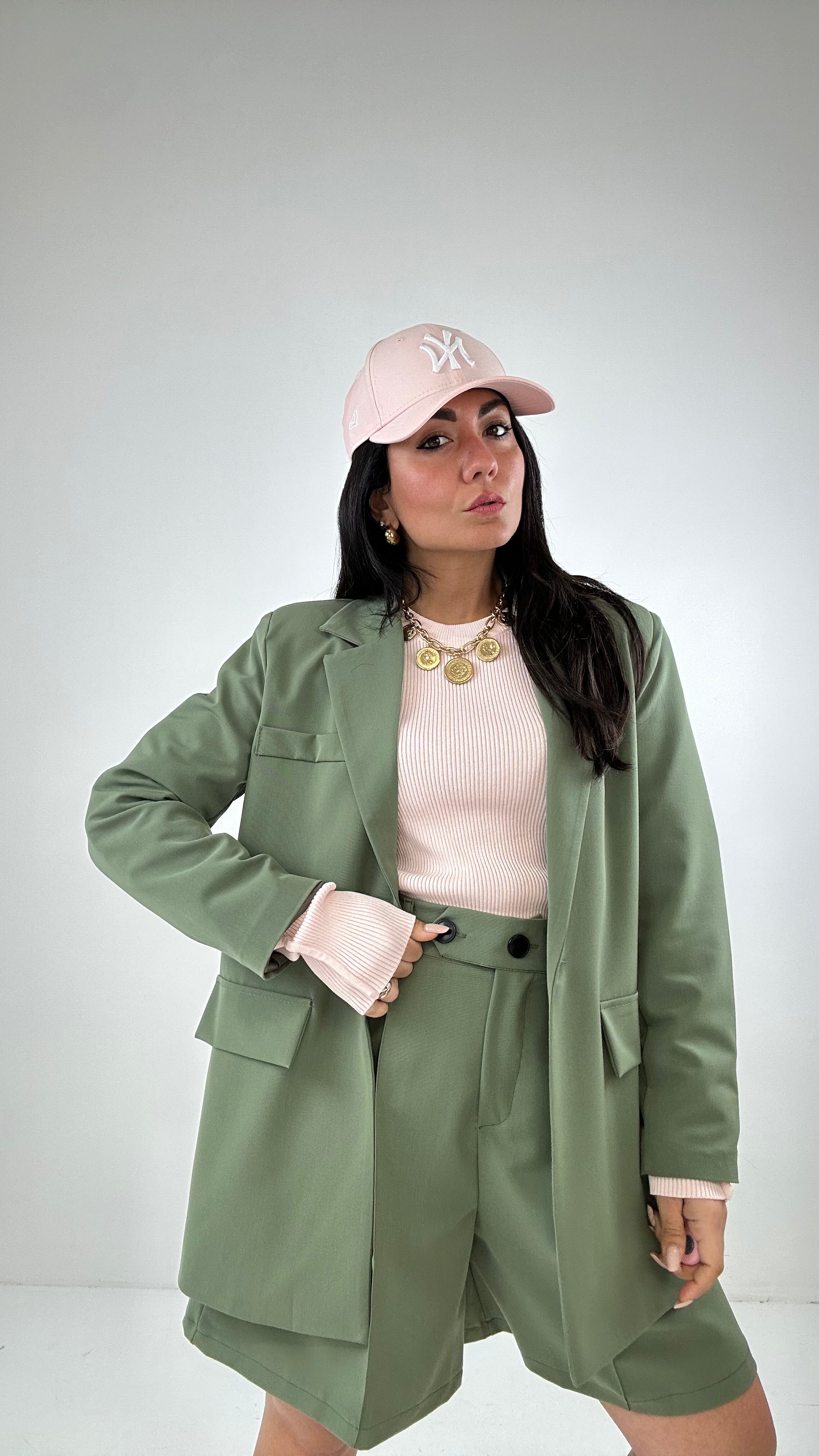 Tailleur BERMUDA - VERDE MILITARE