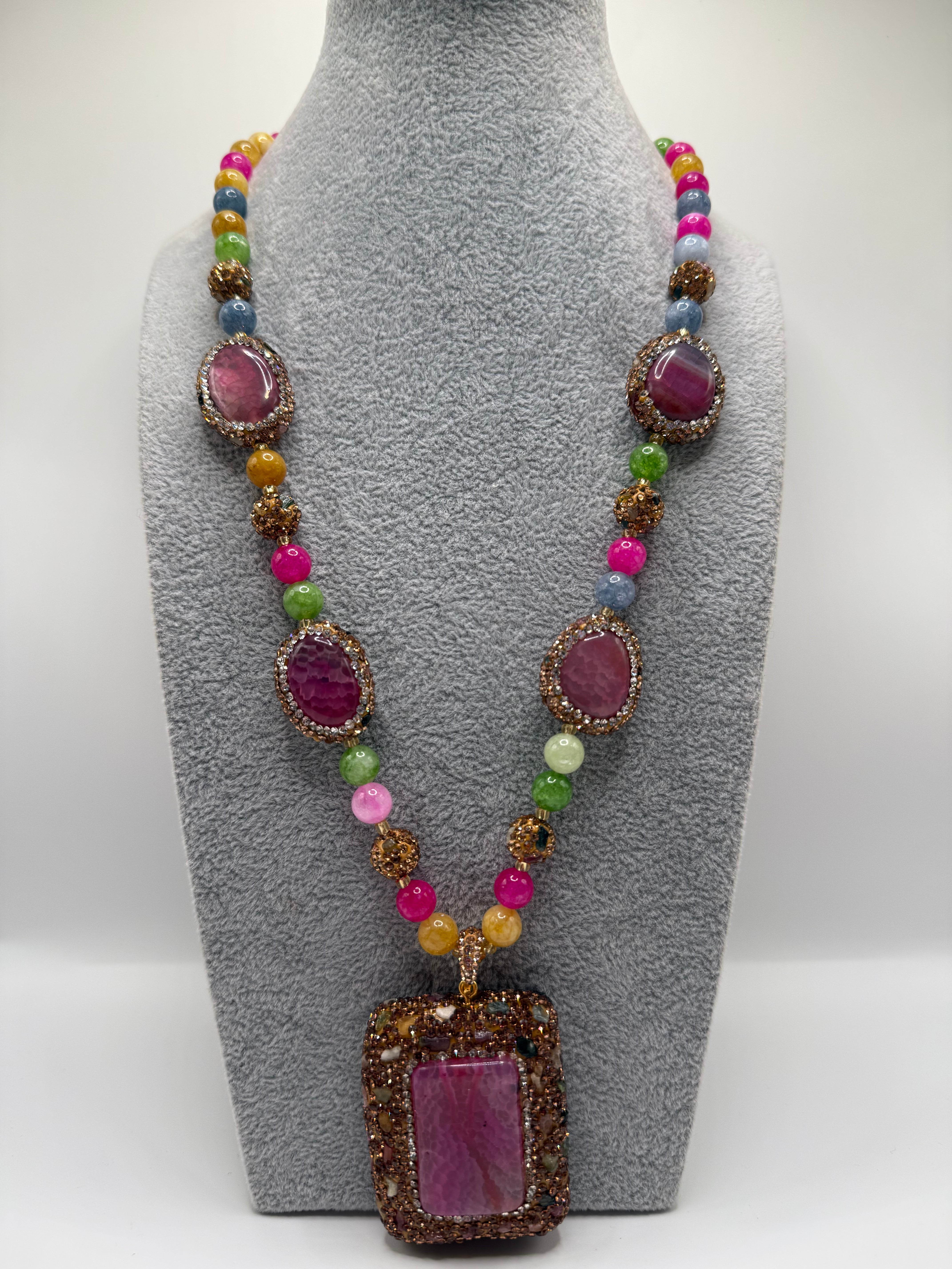 Collana CRETA - FUCSIA
