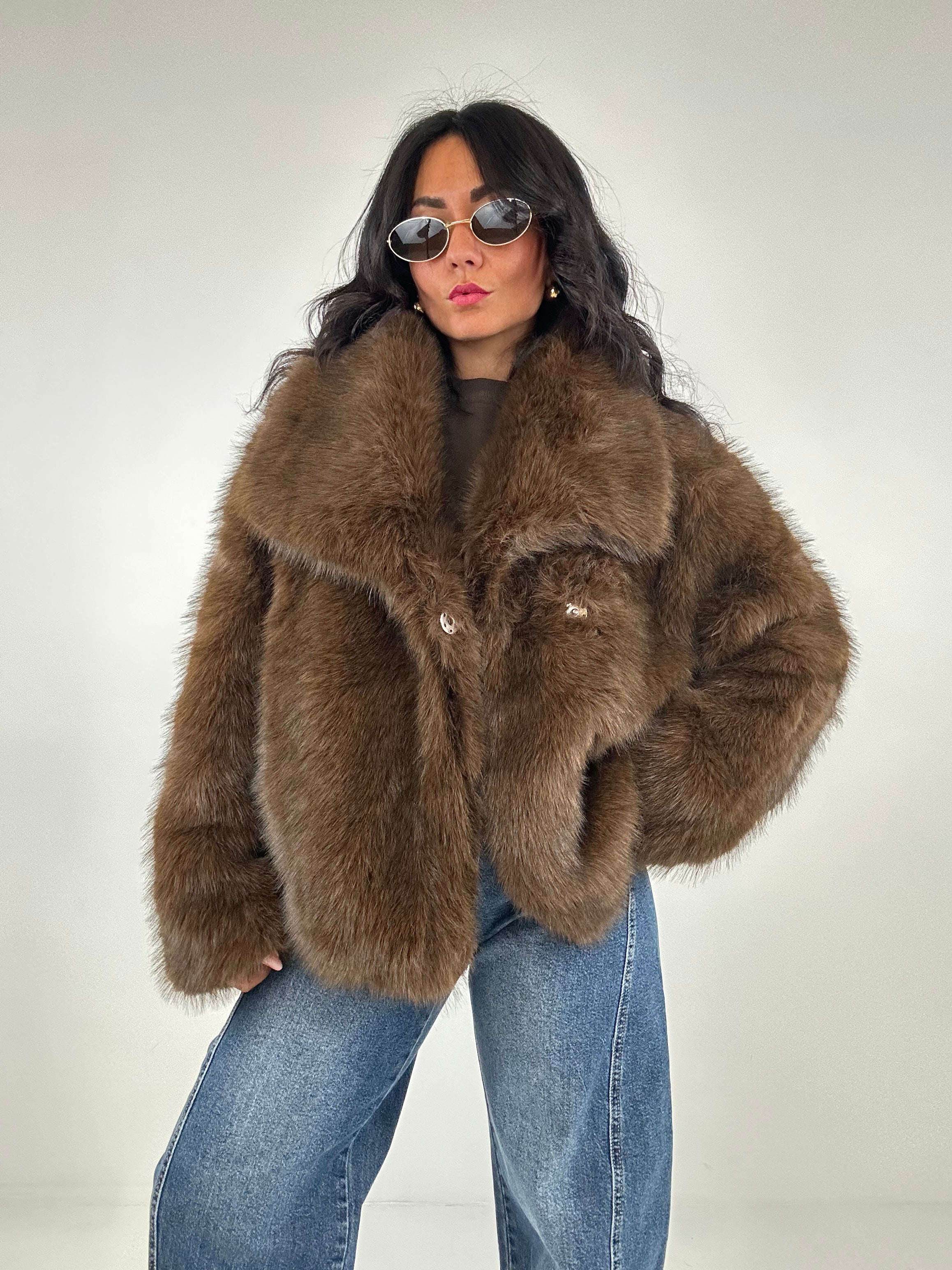 Ecopelliccia SEASON - MARRONE