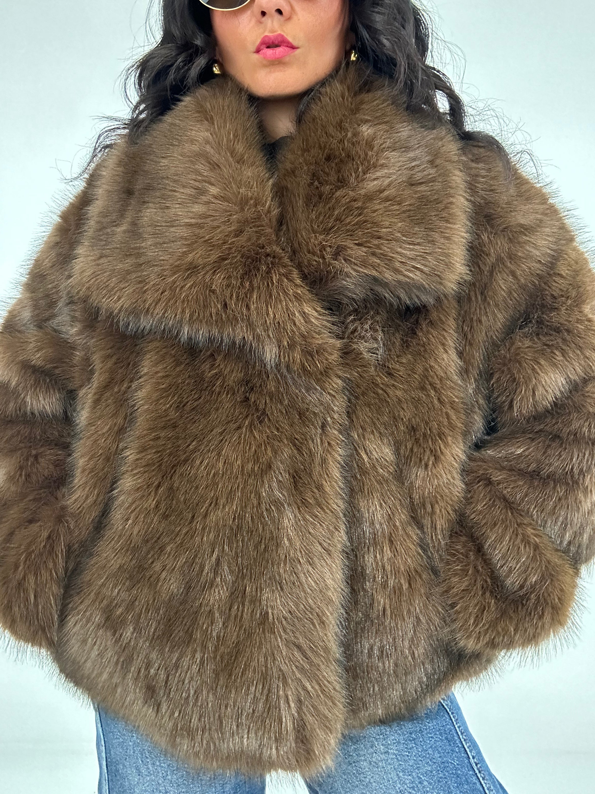 Ecopelliccia SEASON - MARRONE