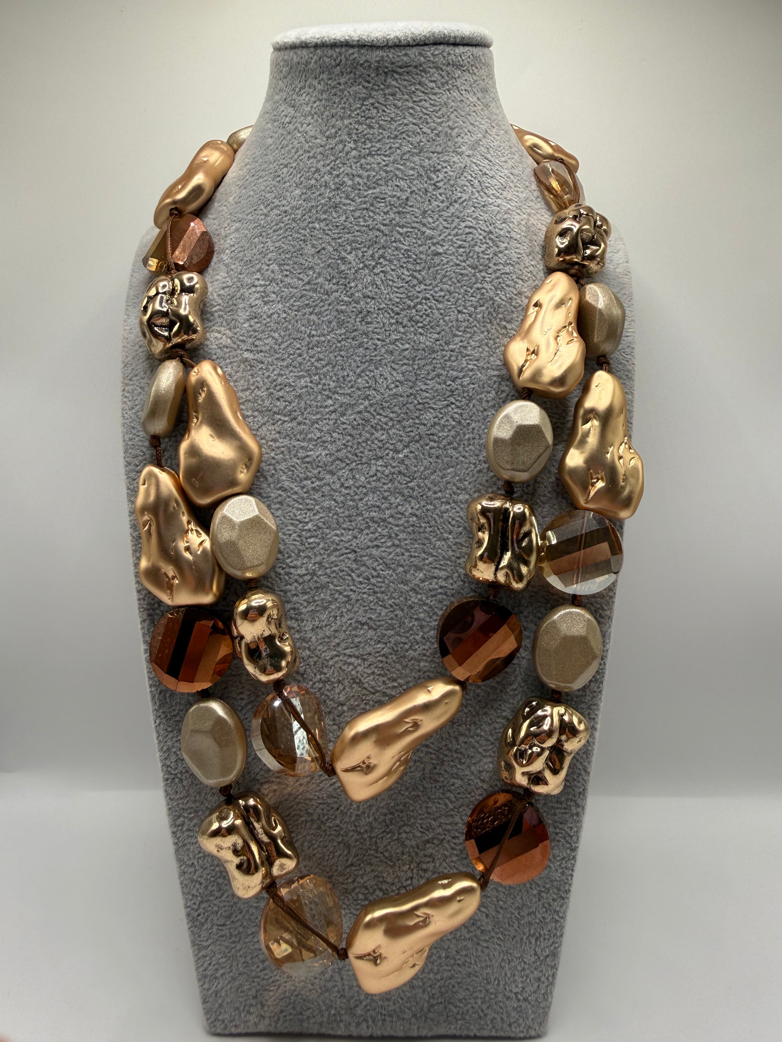 Collana PIETRE PLUS - BEIGE