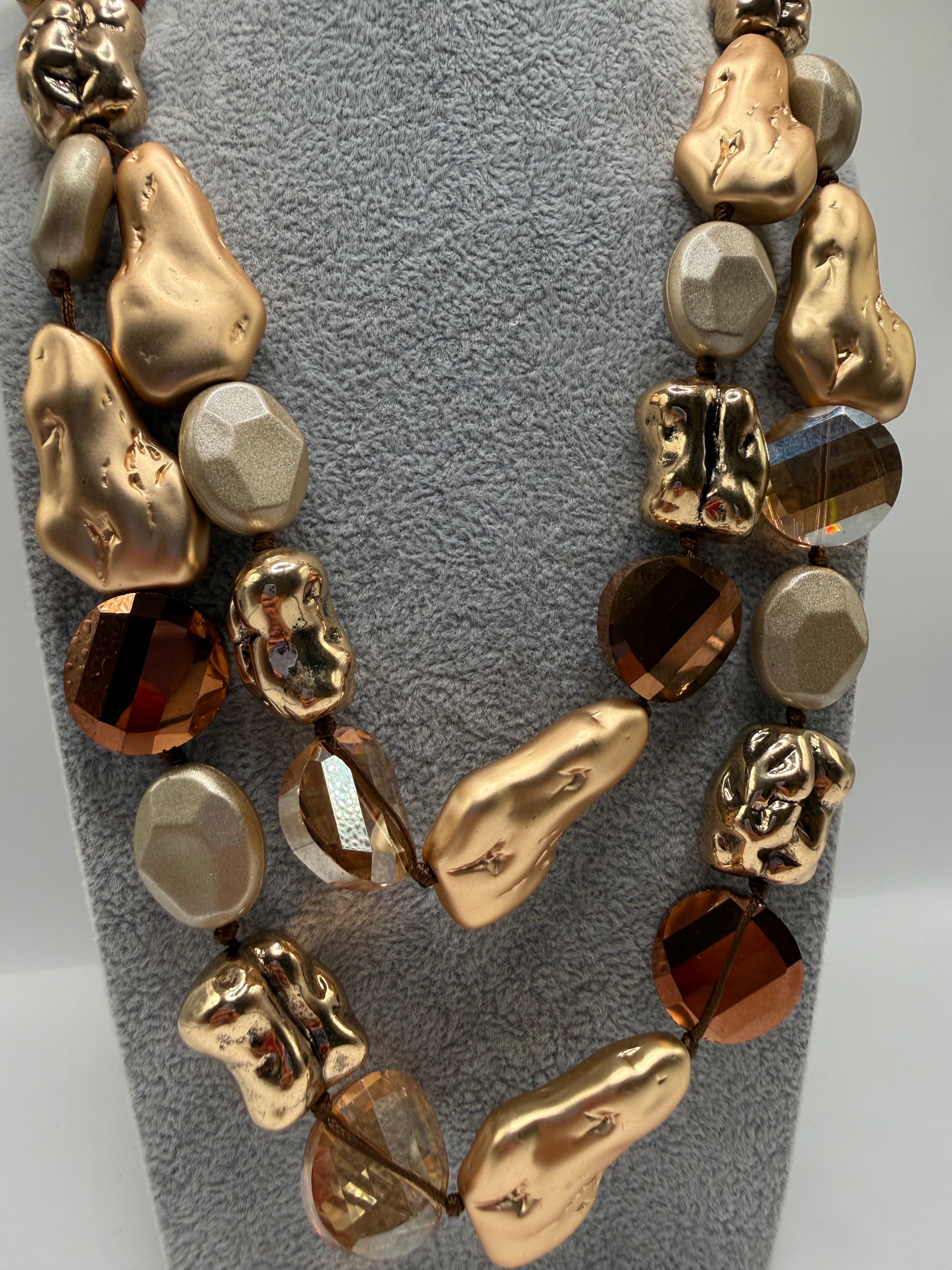 Collana PIETRE PLUS - BEIGE