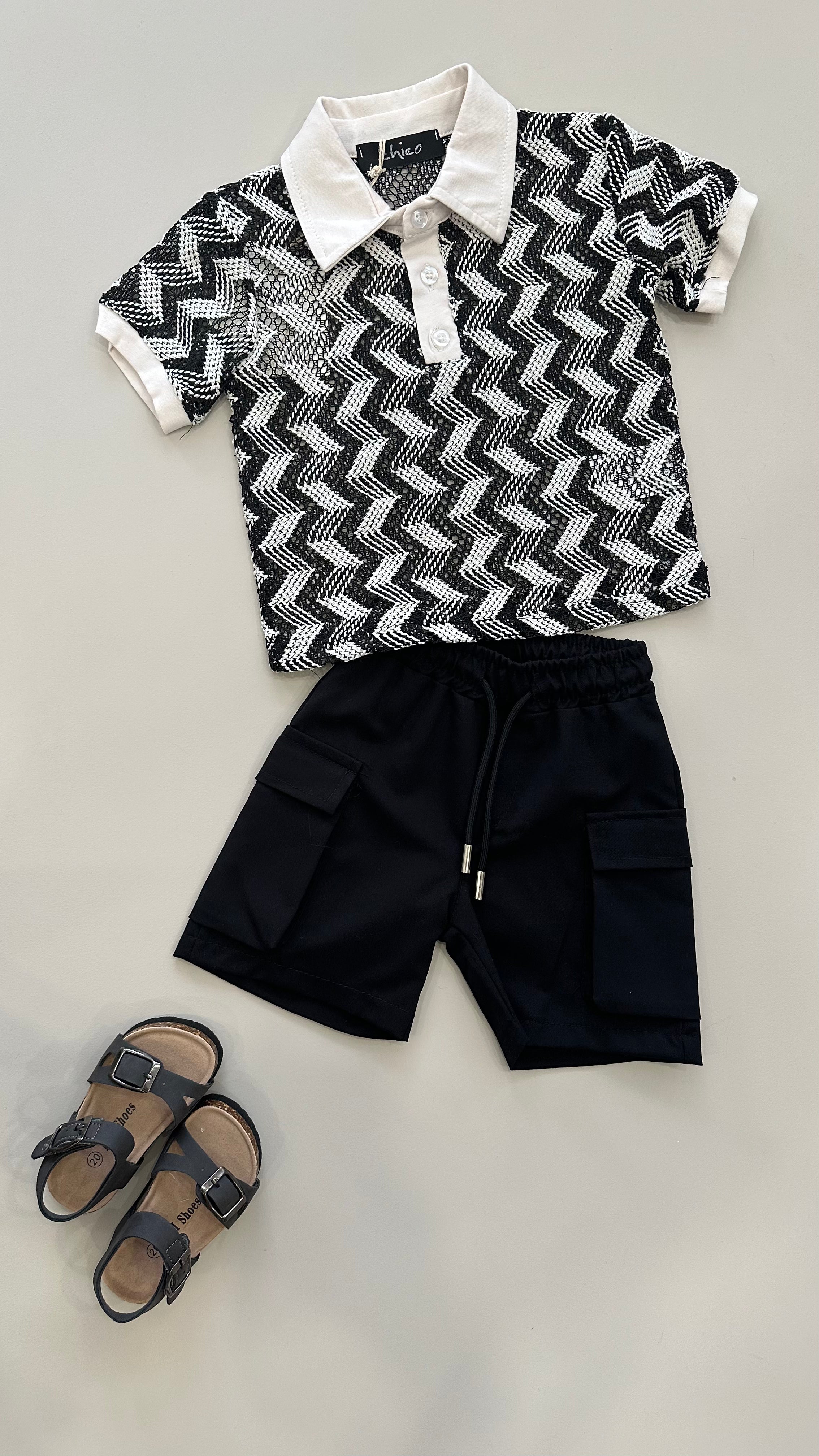 Pantaloncino CON TASCONI 12-36M - NERO