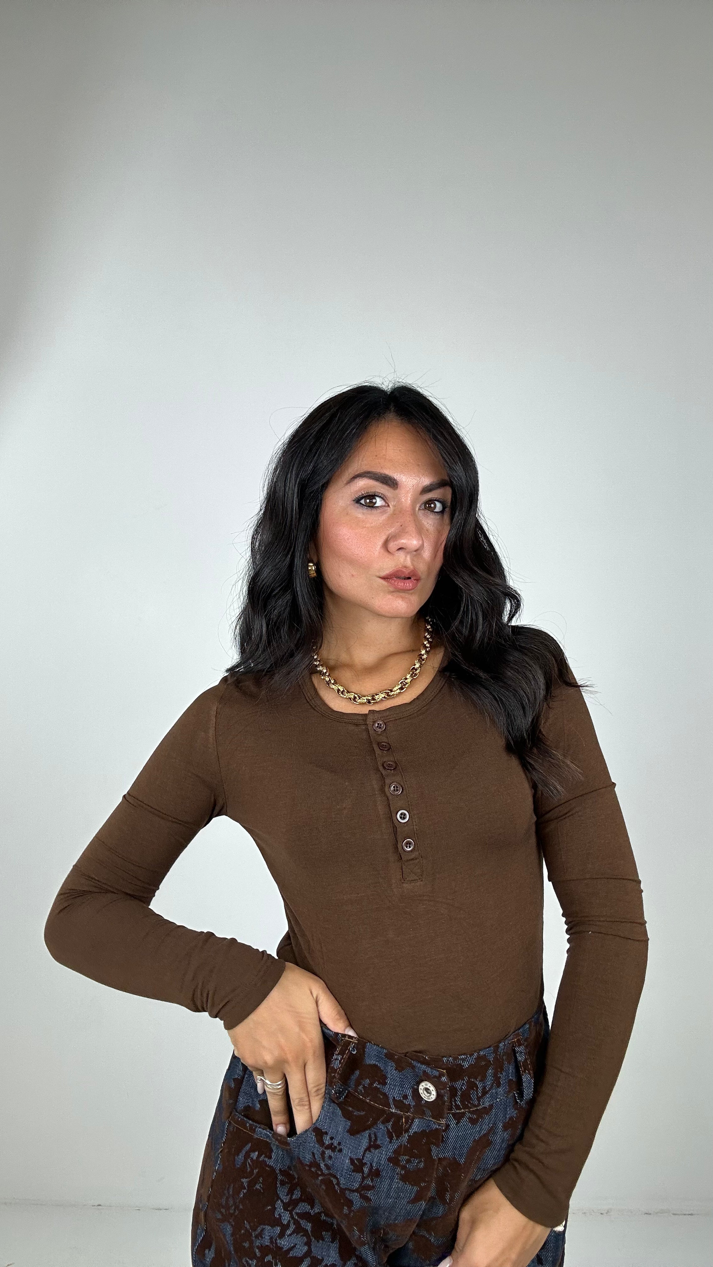 Serafina EFF.CASHMERE - MARRONE