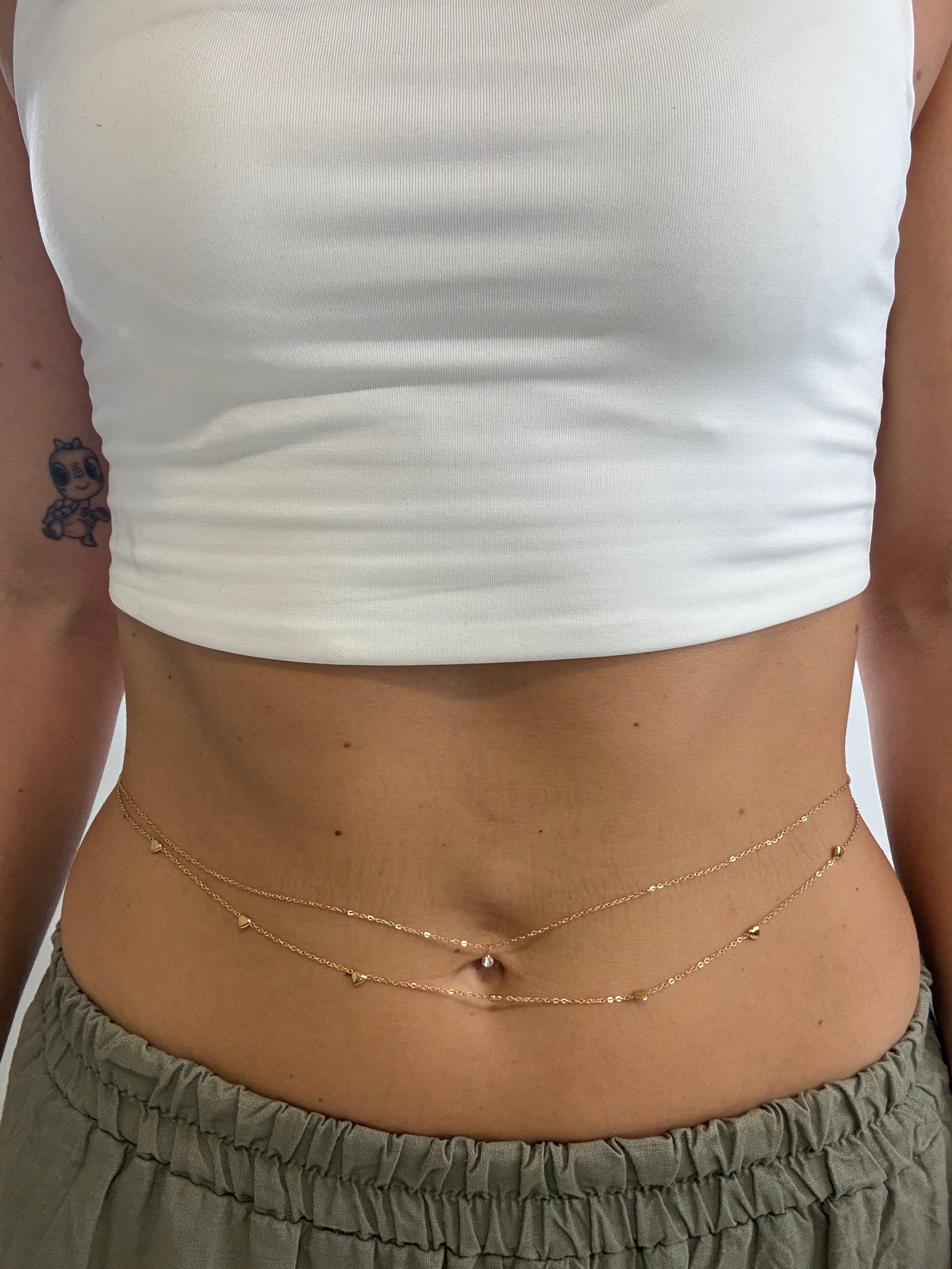 Body CHAIN CUORI - ORO