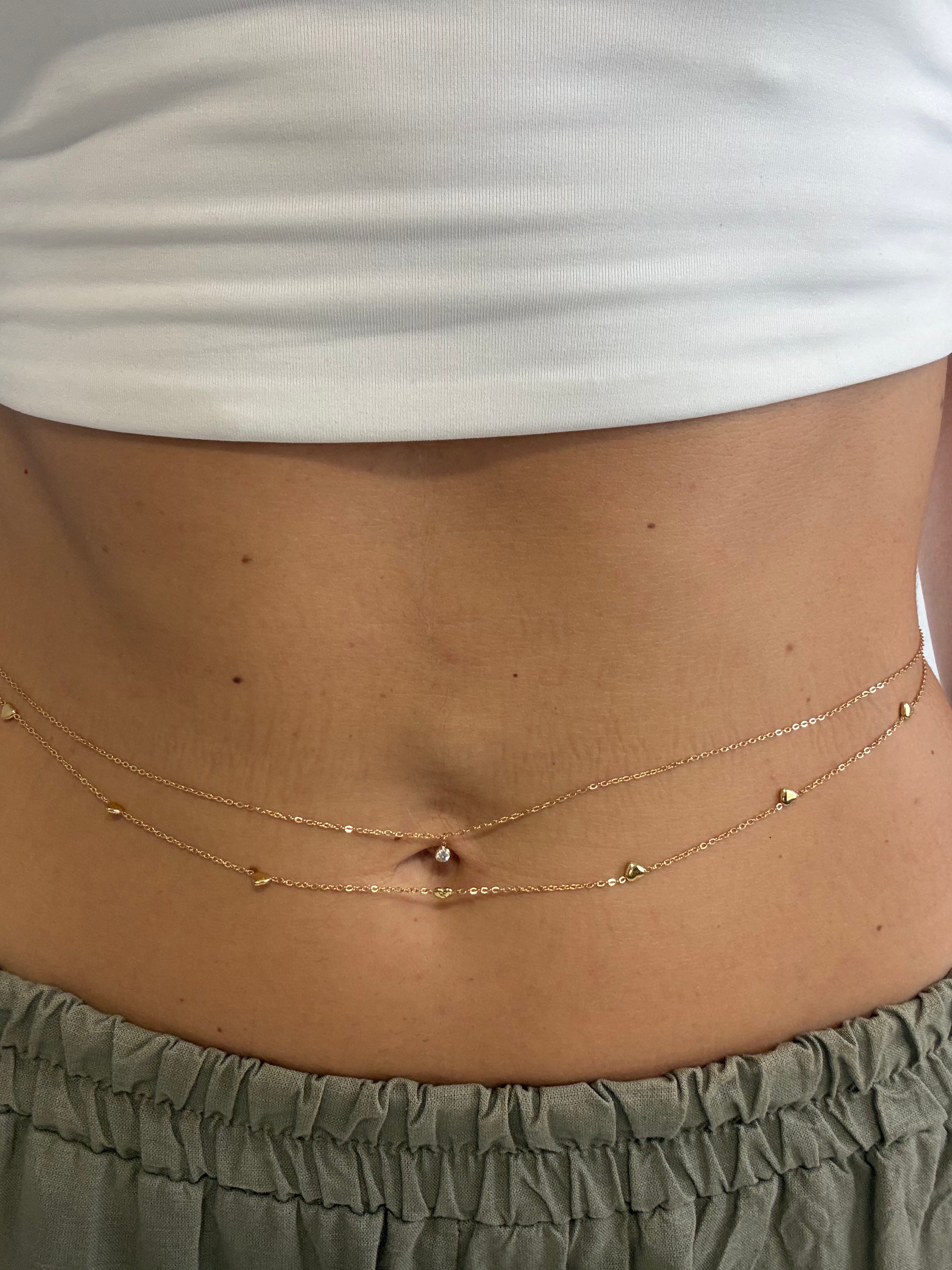 Body CHAIN CUORI - ORO
