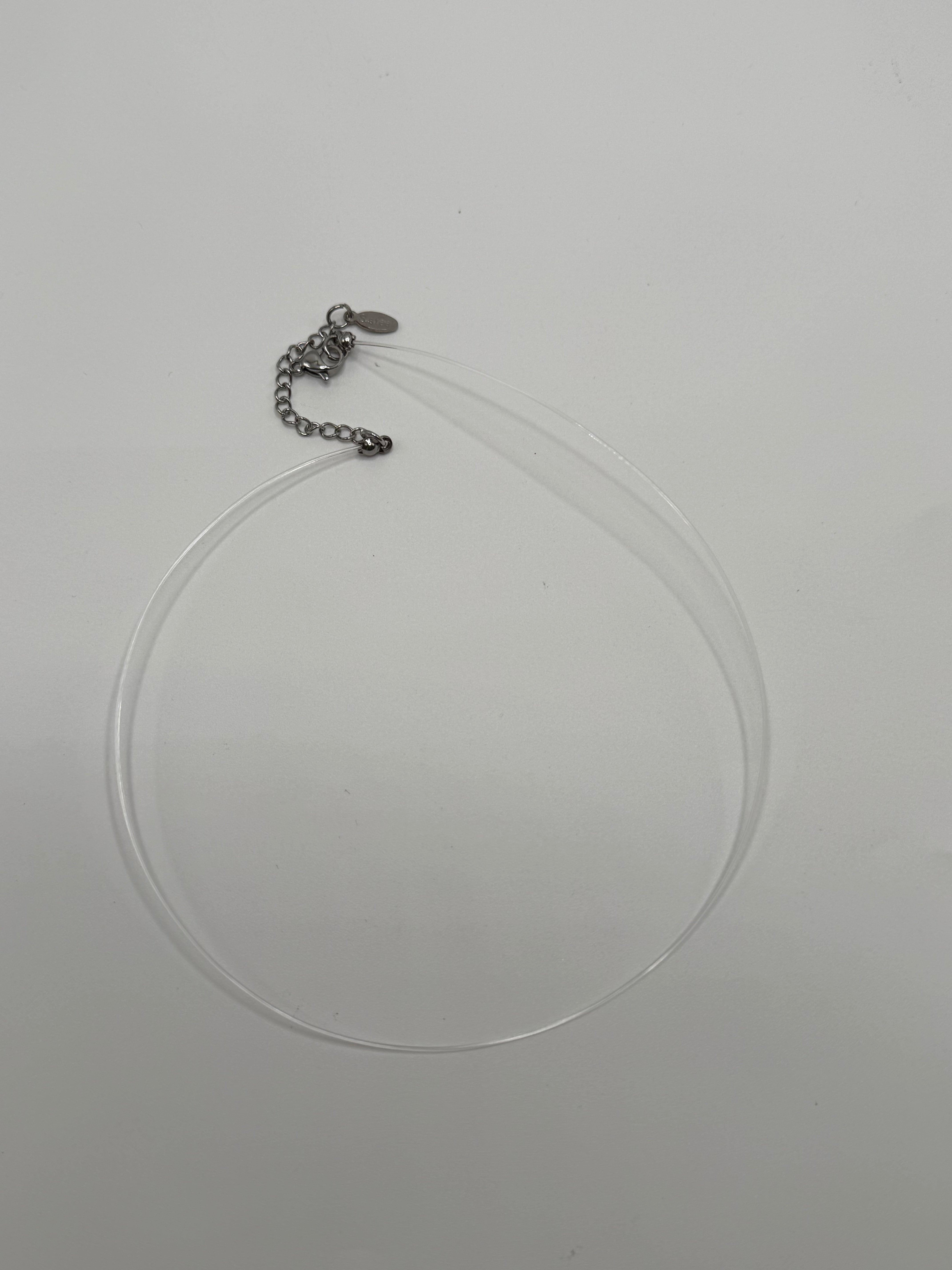 Collana Trasparente Nylon - ARGENTO