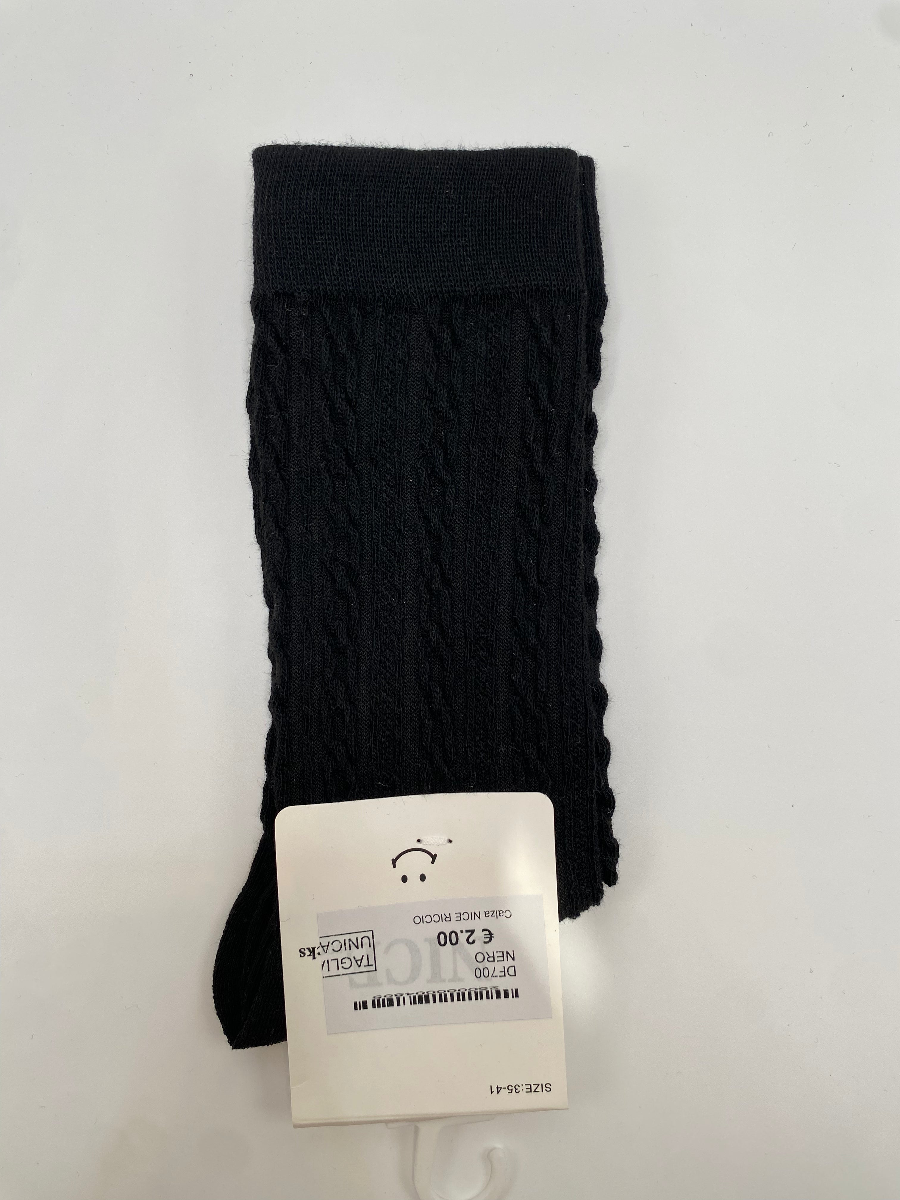 Calza NICE RICCIO - NERO