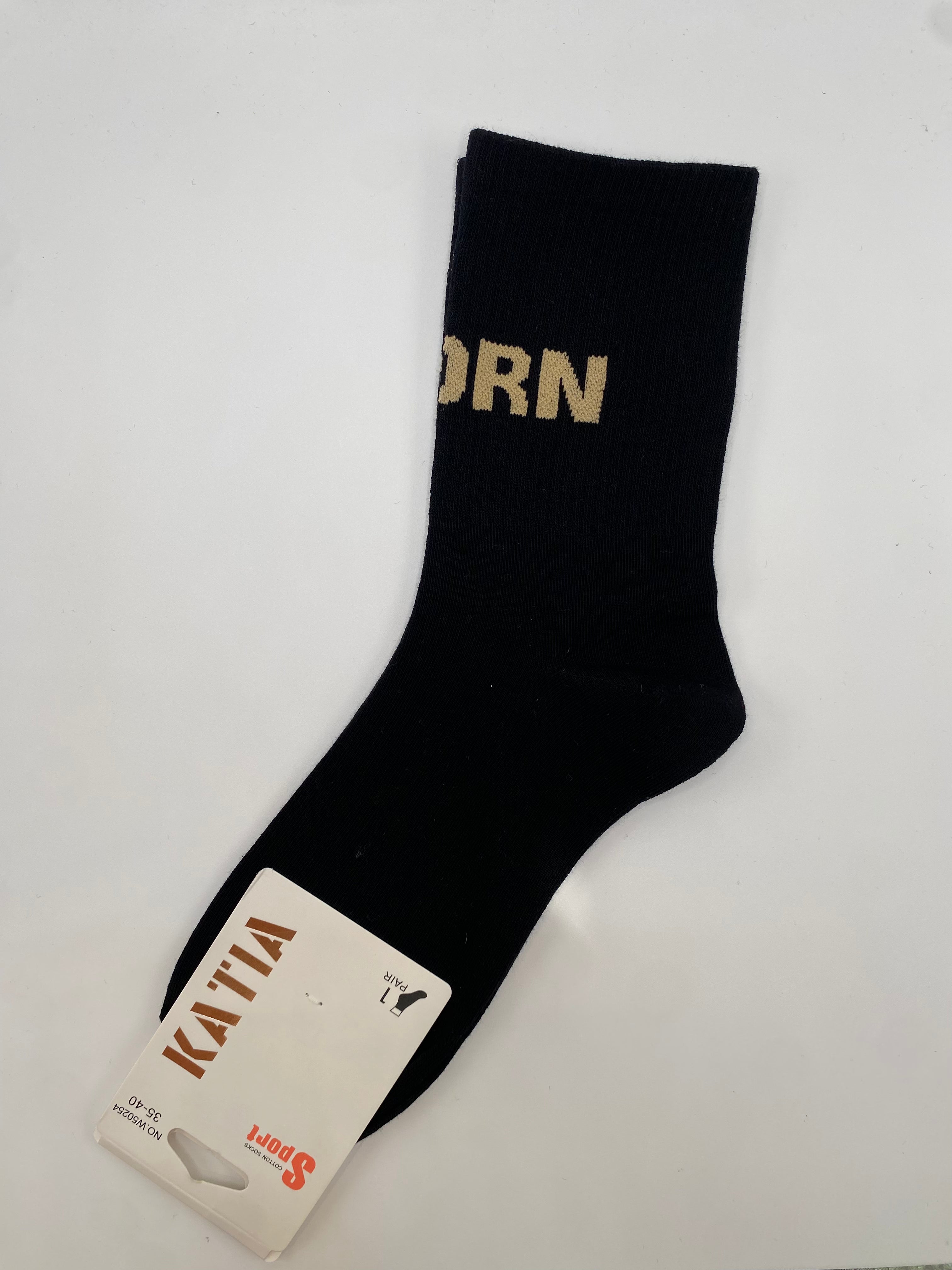 Calza POP CORN - NERO-BEIGE