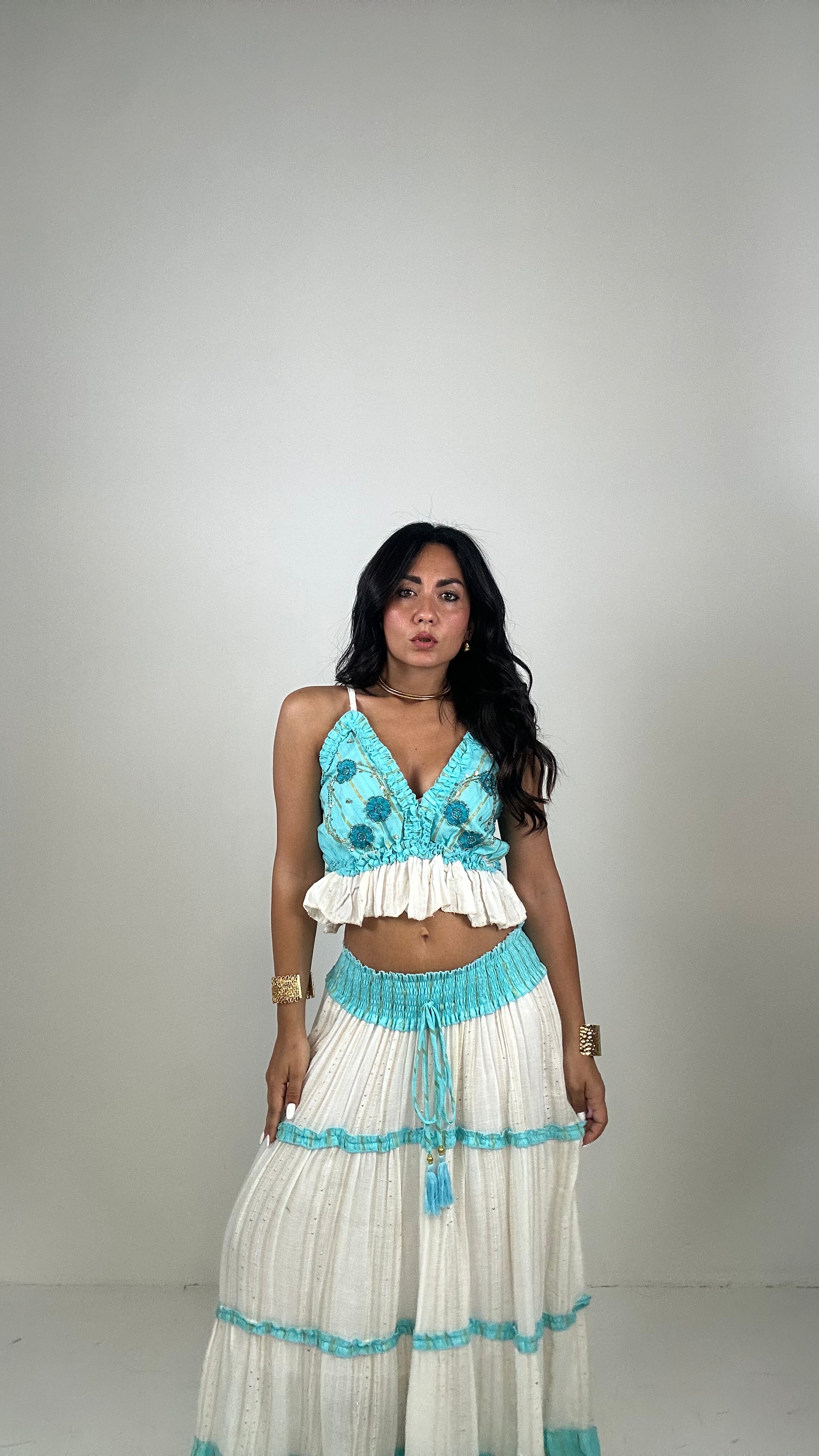 Completo INDIA - CELESTE