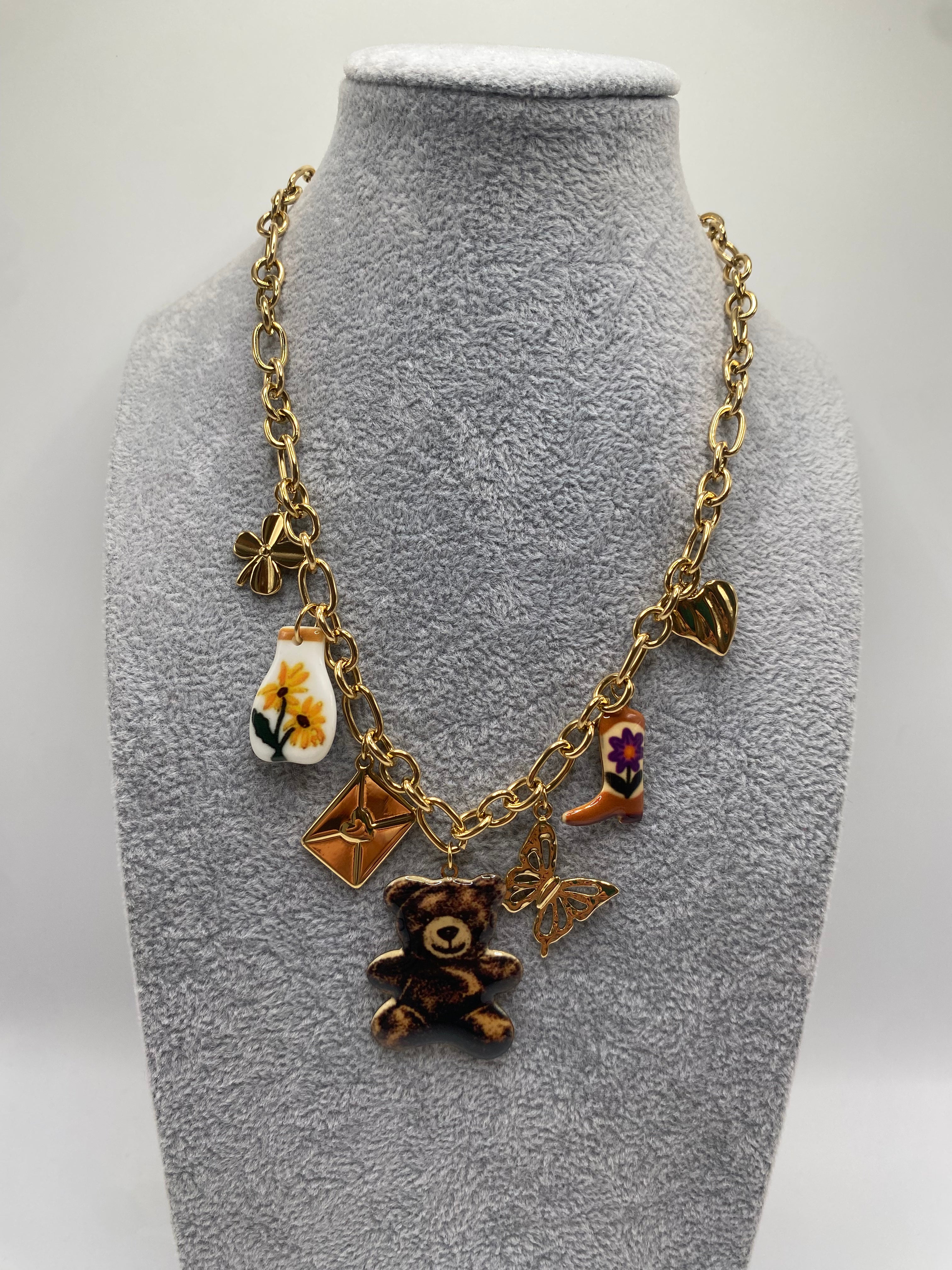 Collana CAMP E TEDDY - ORO