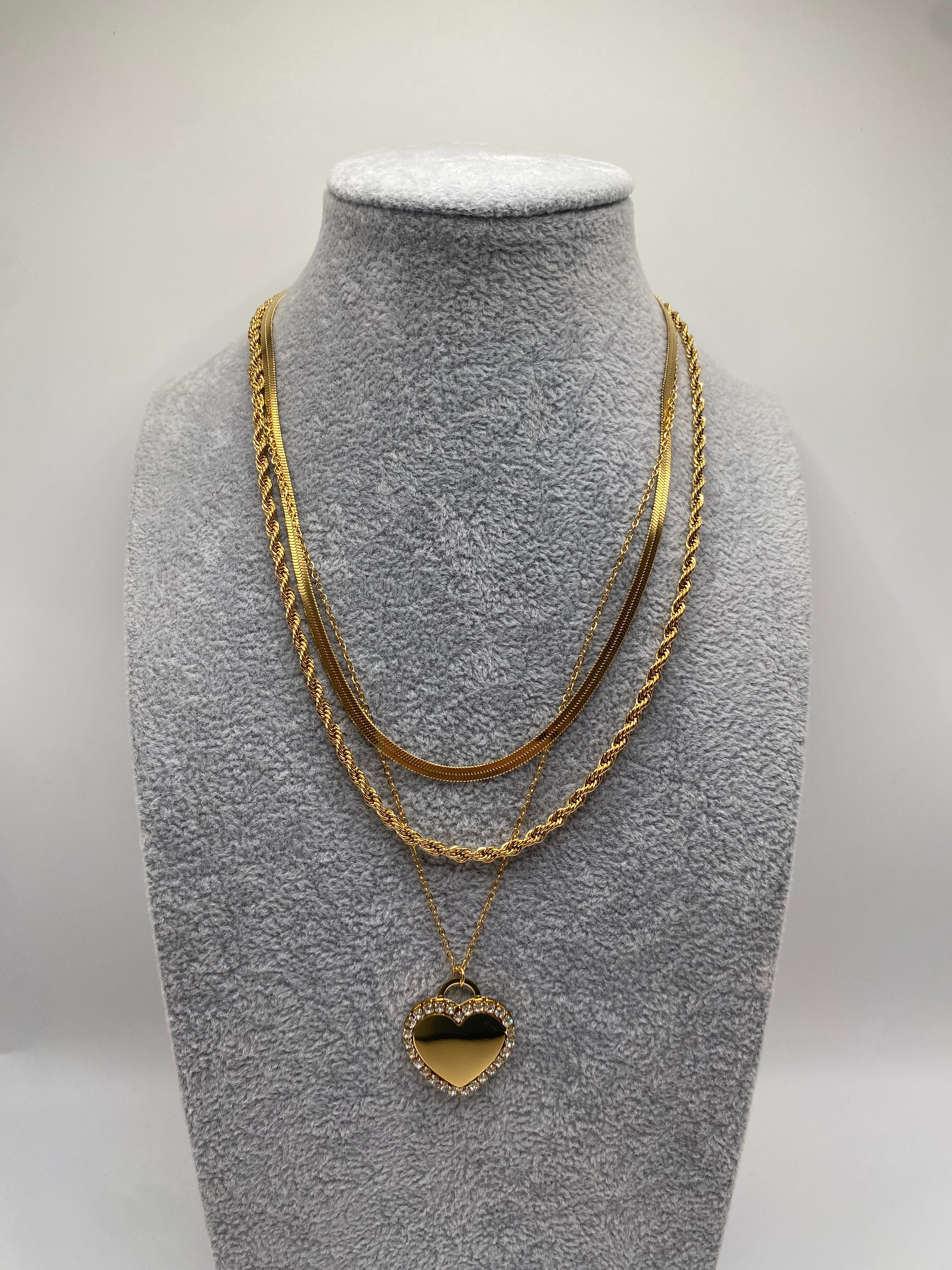Collana TRE CUORE - ORO