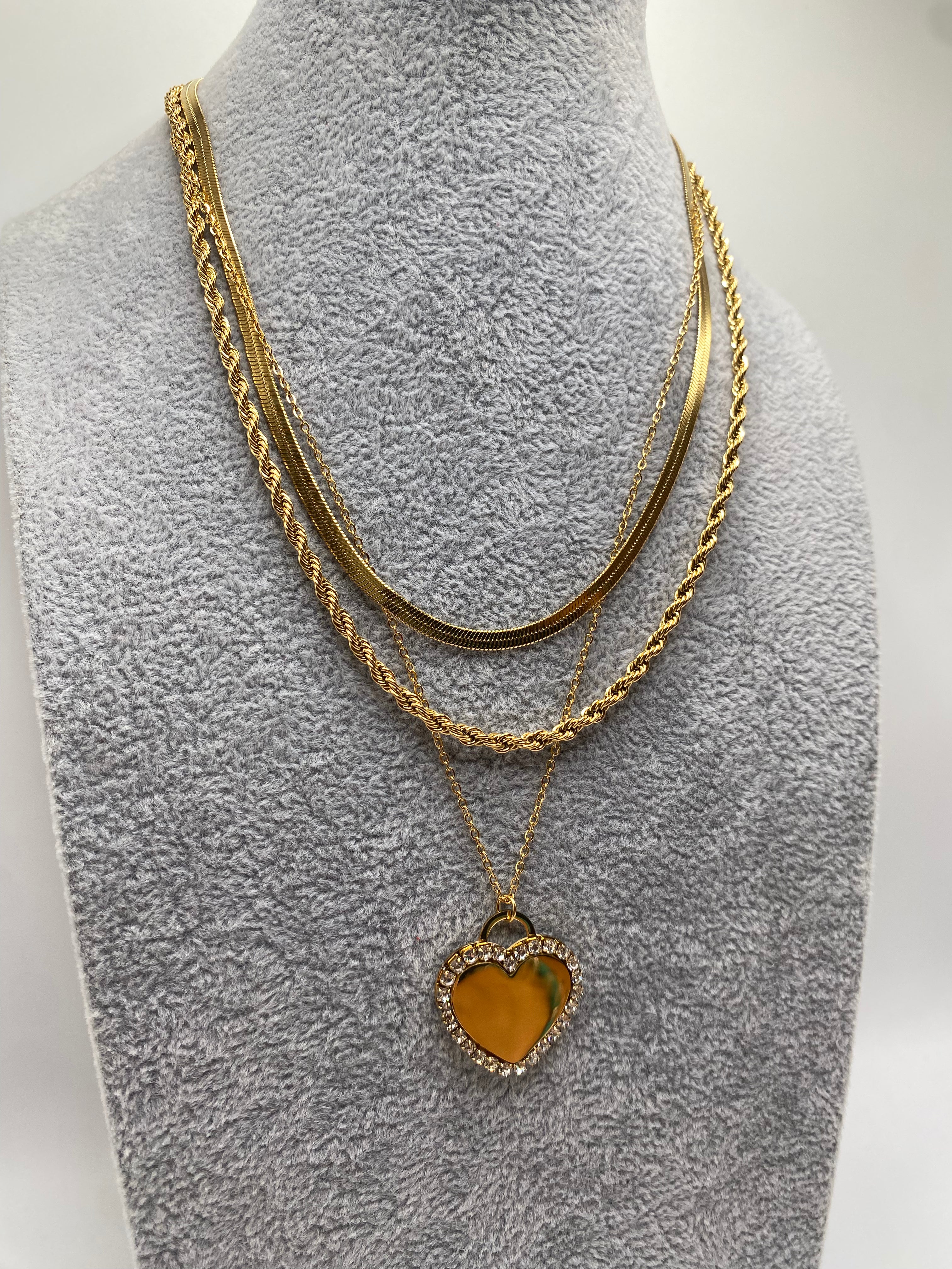 Collana TRE CUORE - ORO