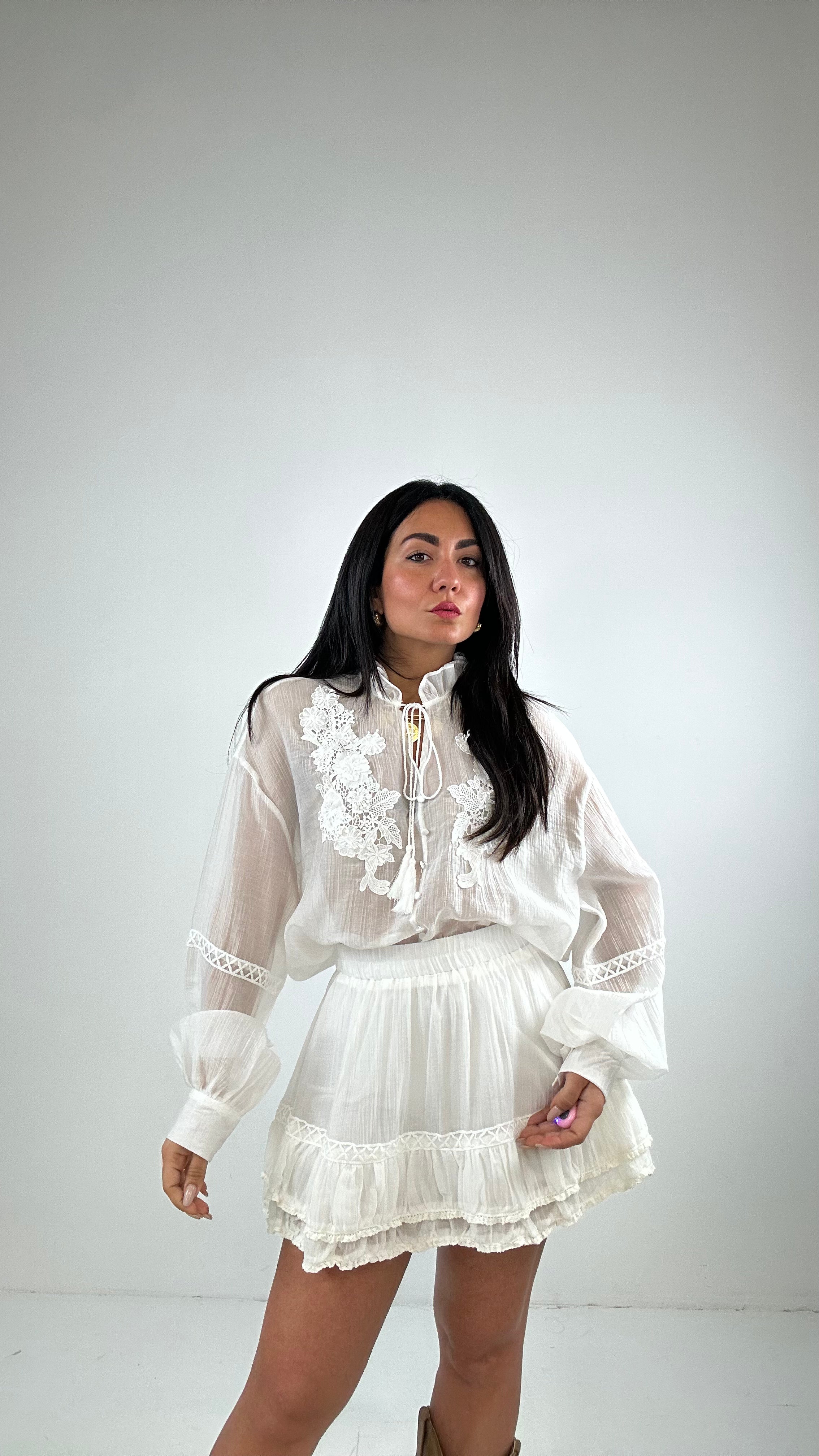 Completo FLOWER - BIANCO