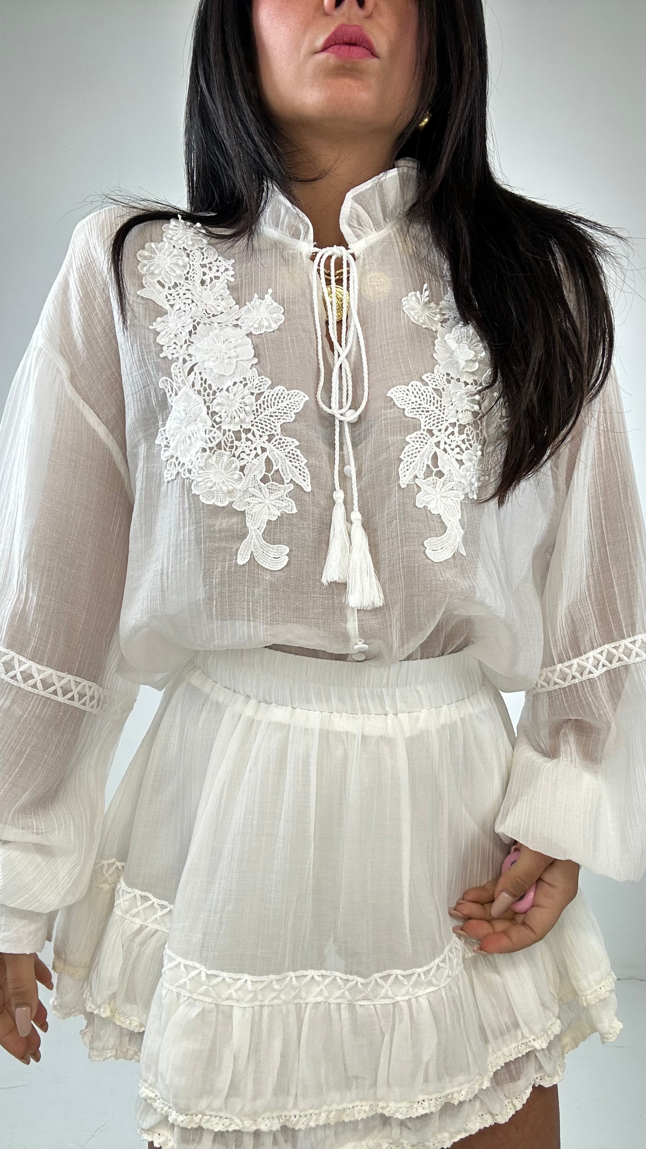 Completo FLOWER - BIANCO
