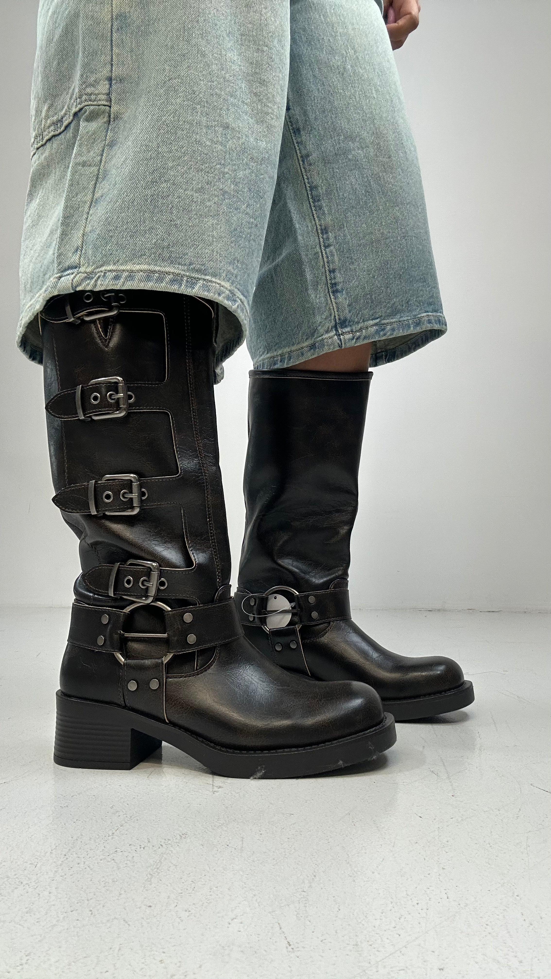 Stivale BIKER - MARRONE