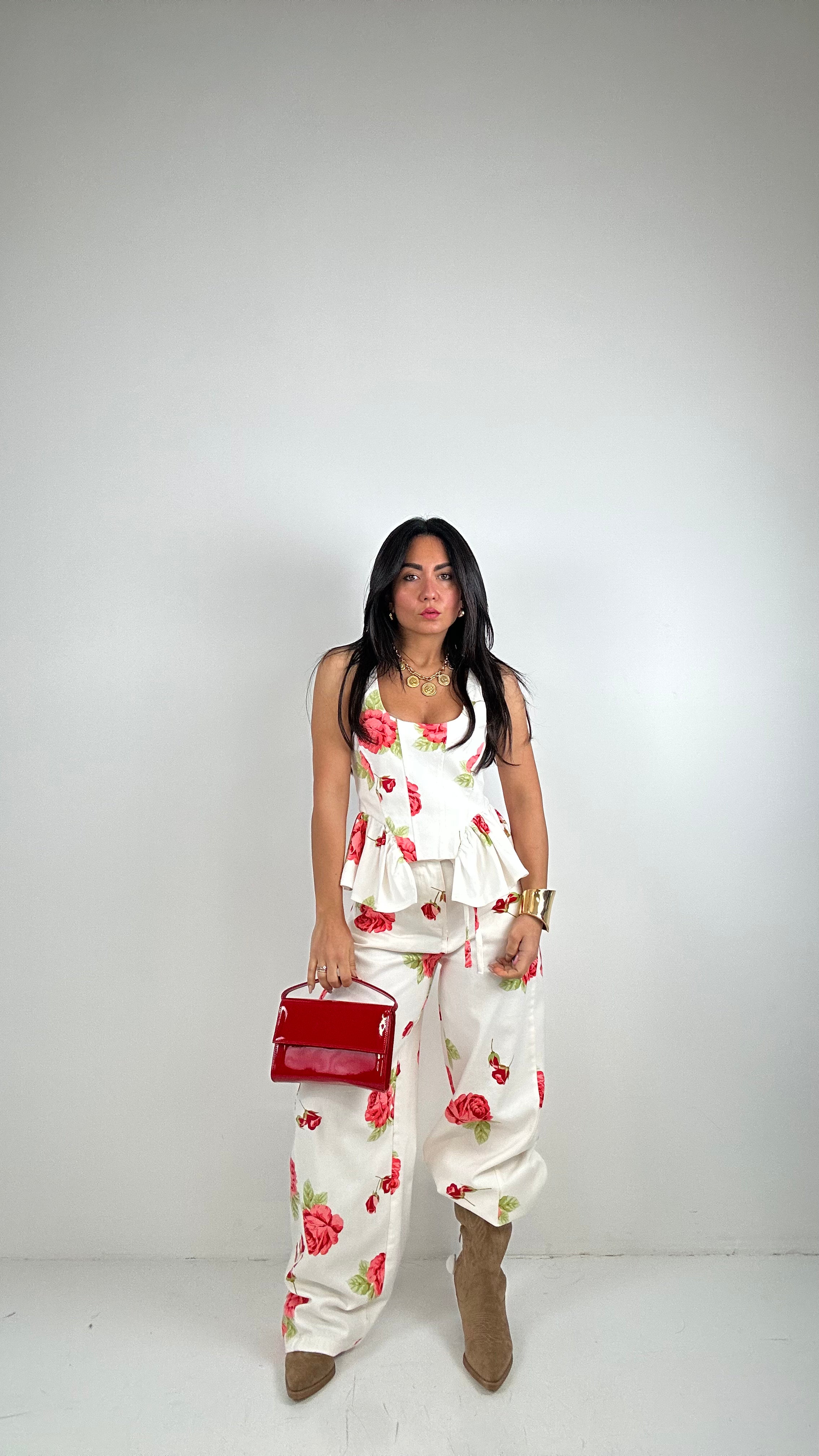Jeans LUMINA ROSE - ROSSO
