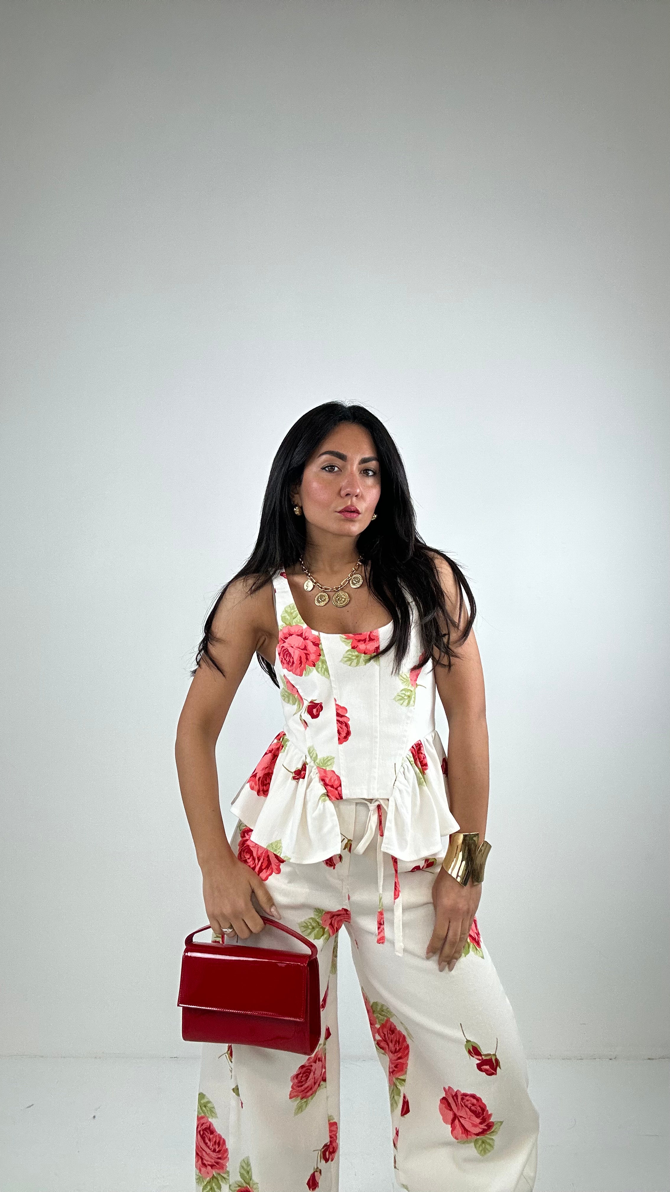 Jeans LUMINA ROSE - ROSSO