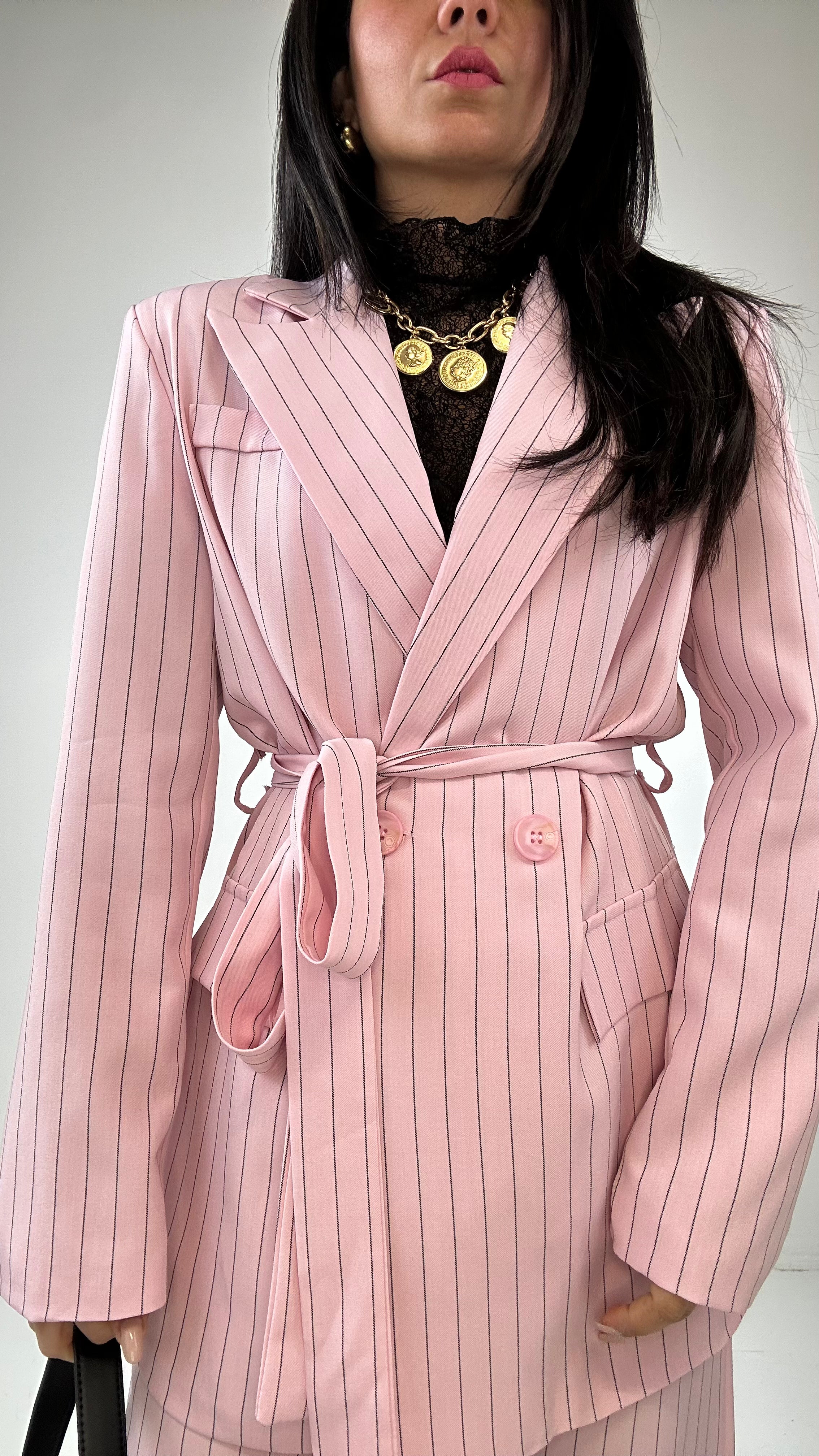 Tailleur GESSATO CINTURA - ROSA