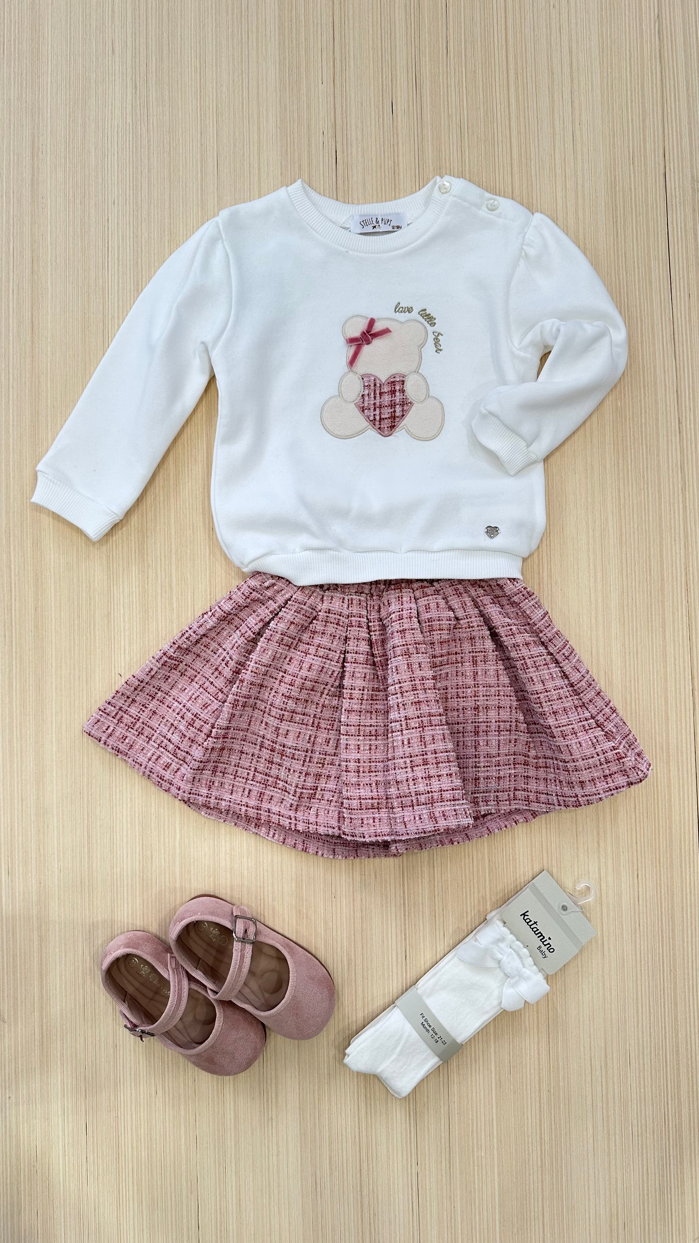 Completo LOVE BATTLE 12-36M - ROSA