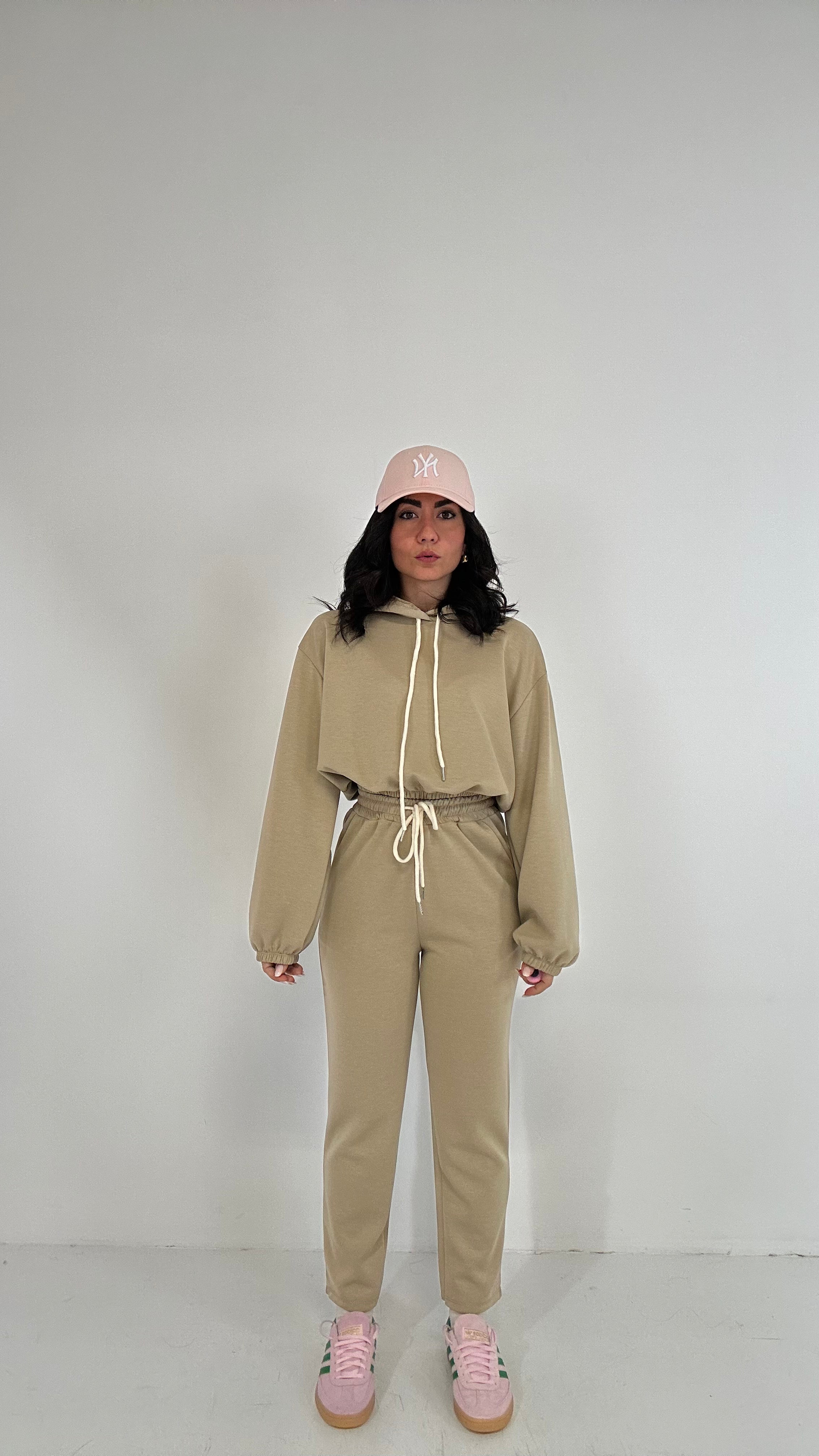 Completo TUTA CON CAPPUCCIO - BEIGE